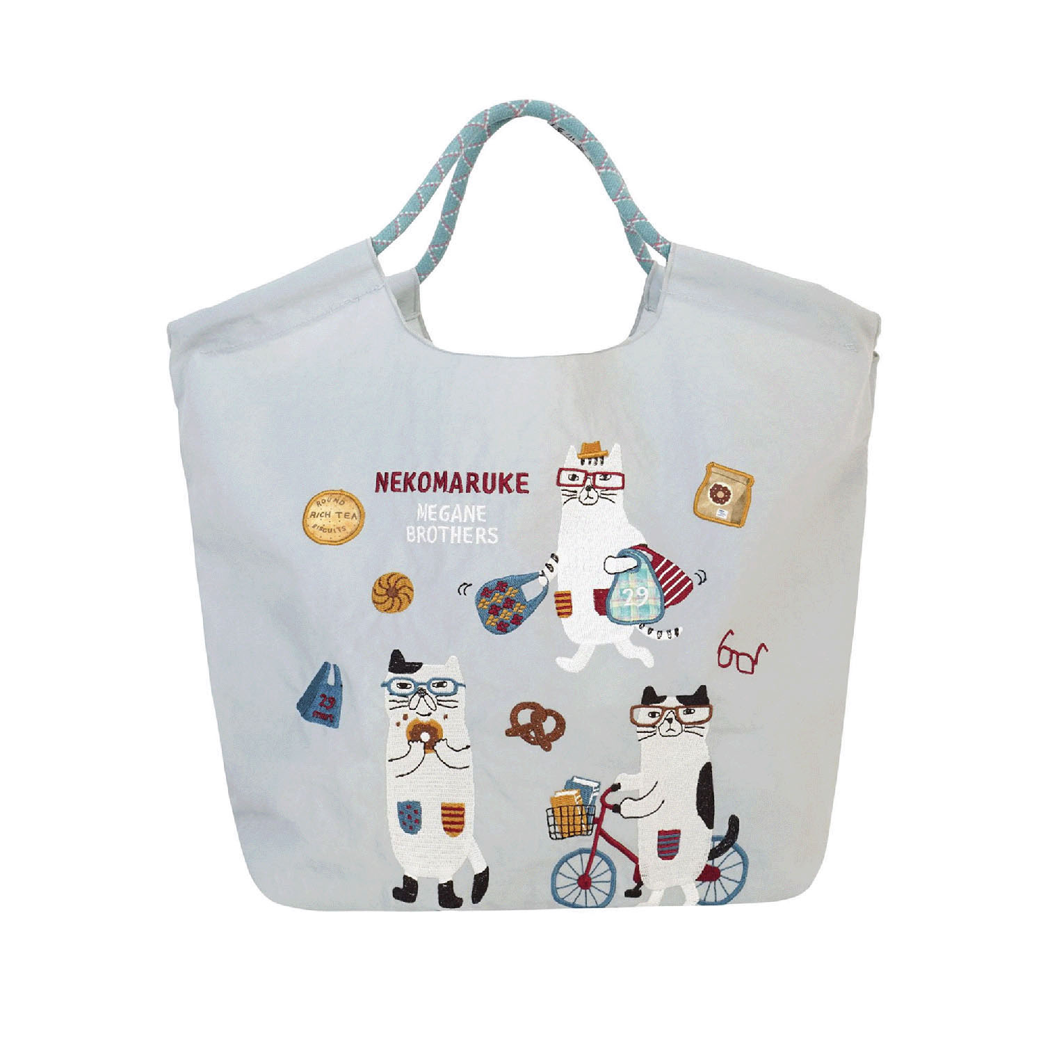 パラコードバッグ ネコまるけ柄 - 画像1