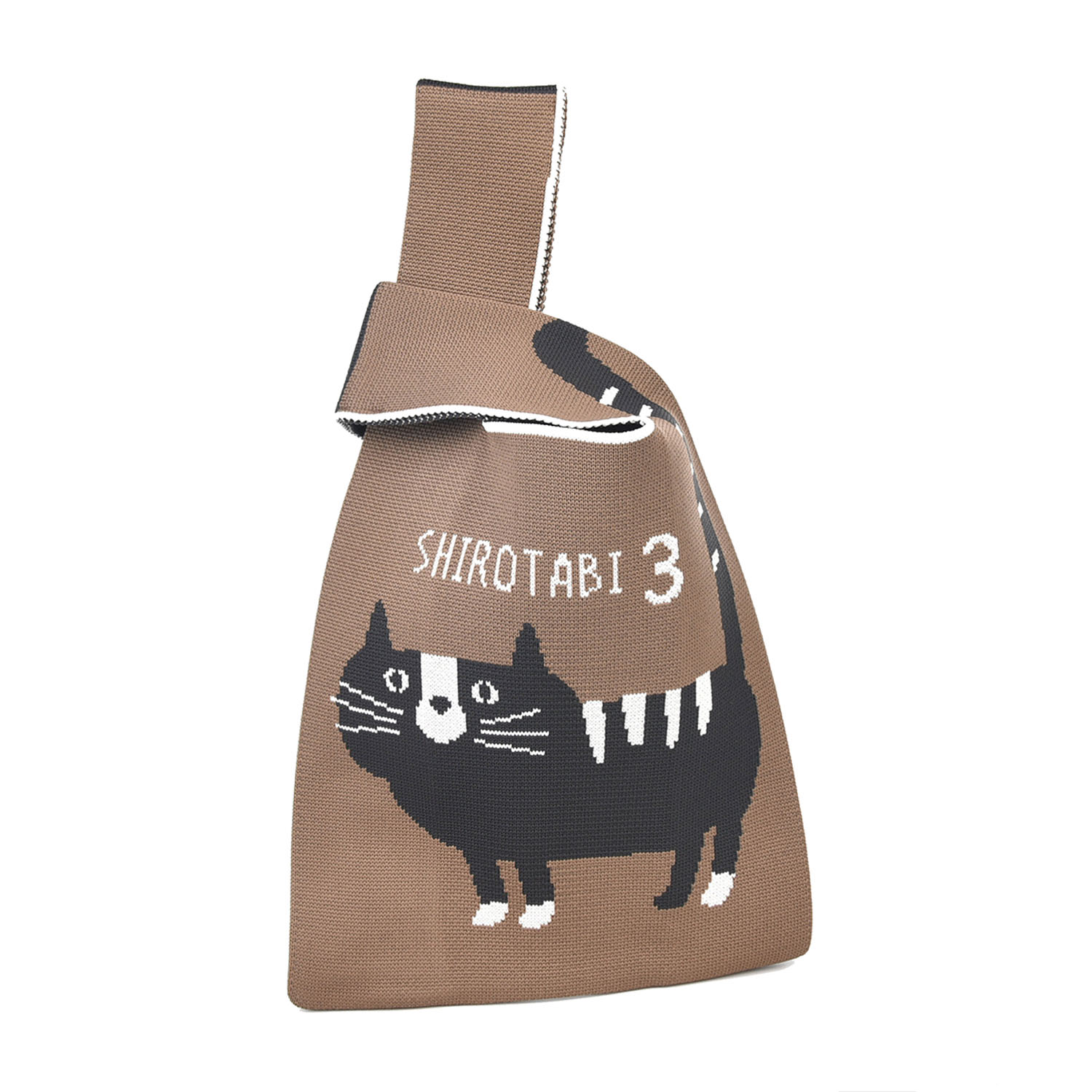 ニットバッグ シロタビ - 画像5