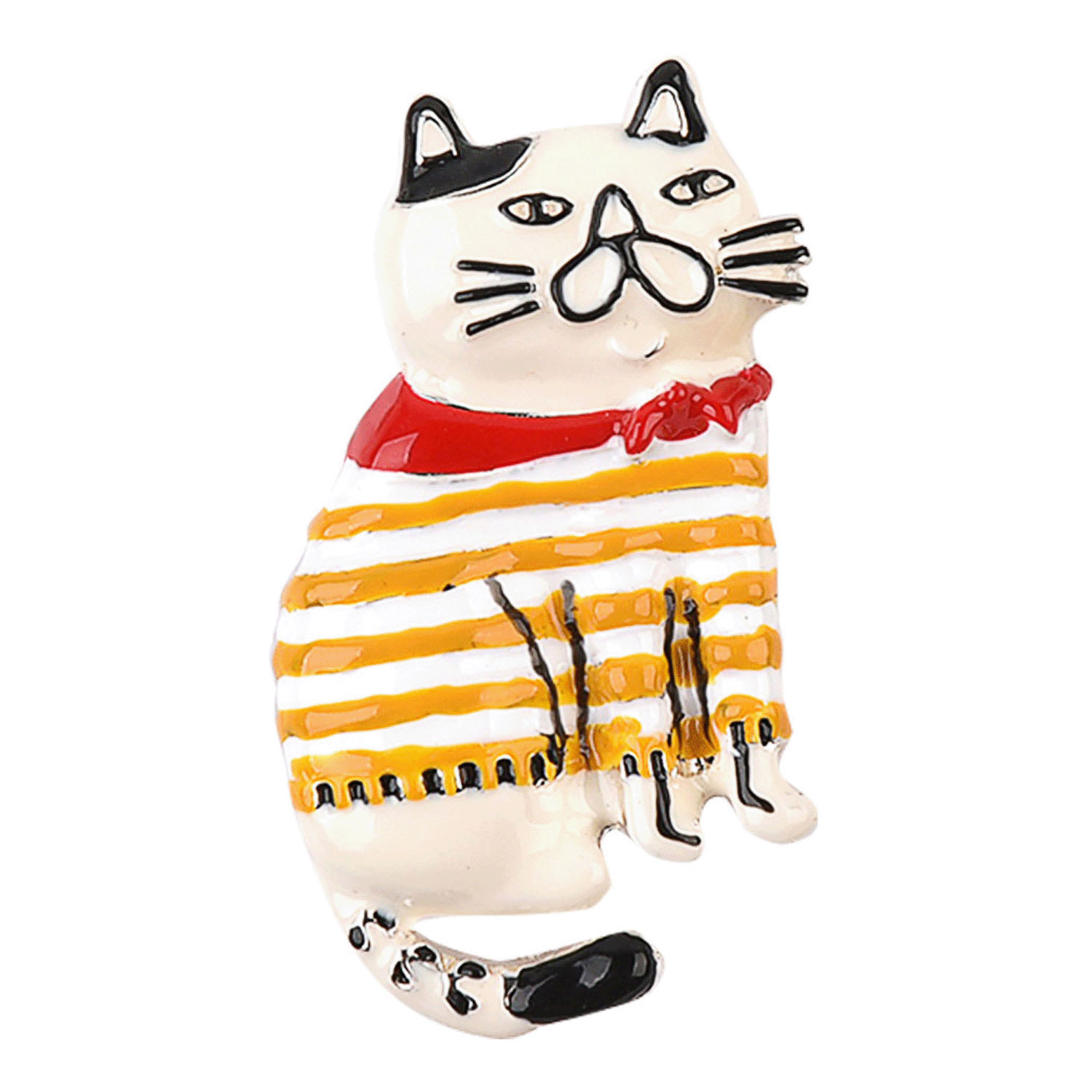 親指サイズのブローチ ねこぜがわさん