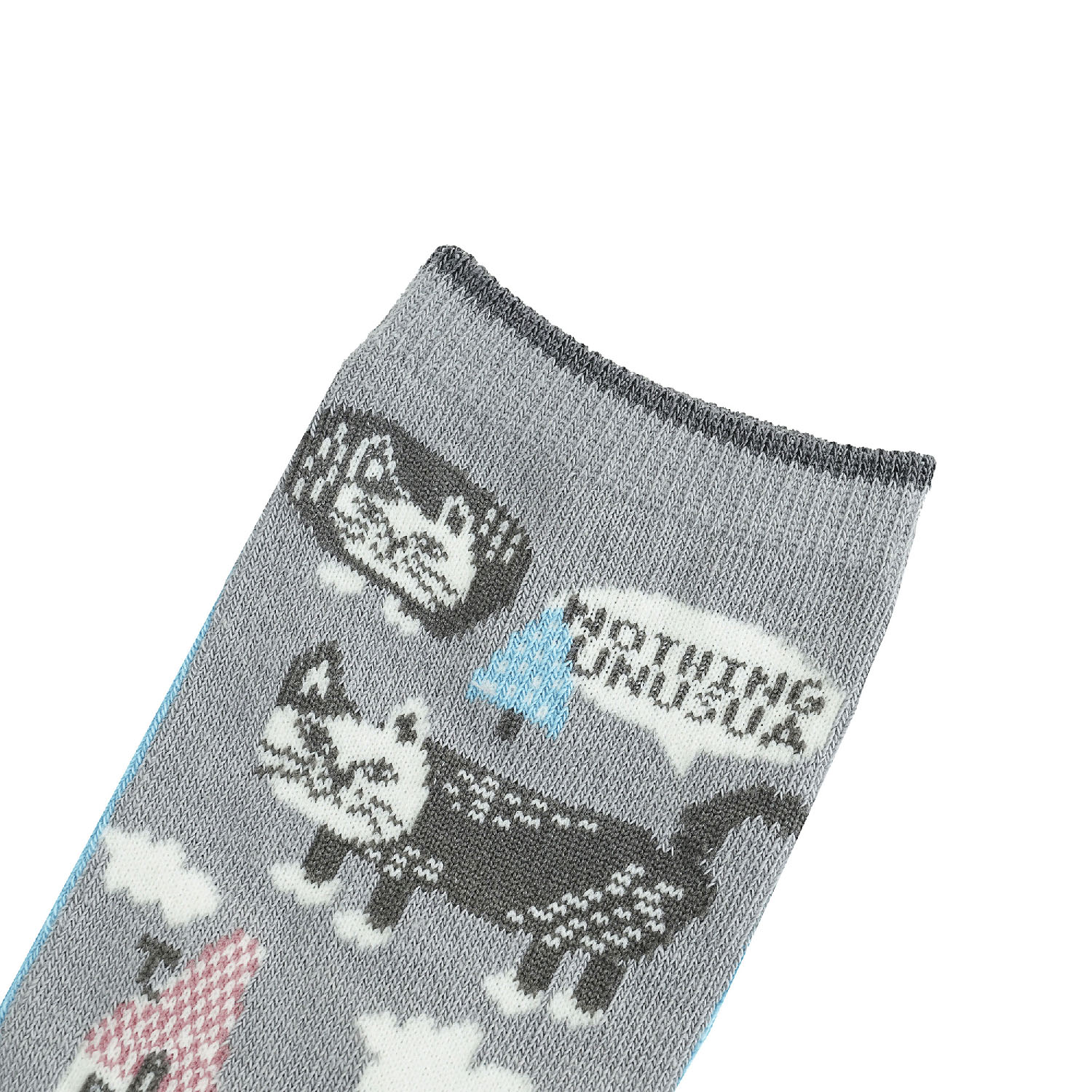 ジャガード靴下 レギュラータイプ マチルダさん柄 - 画像2