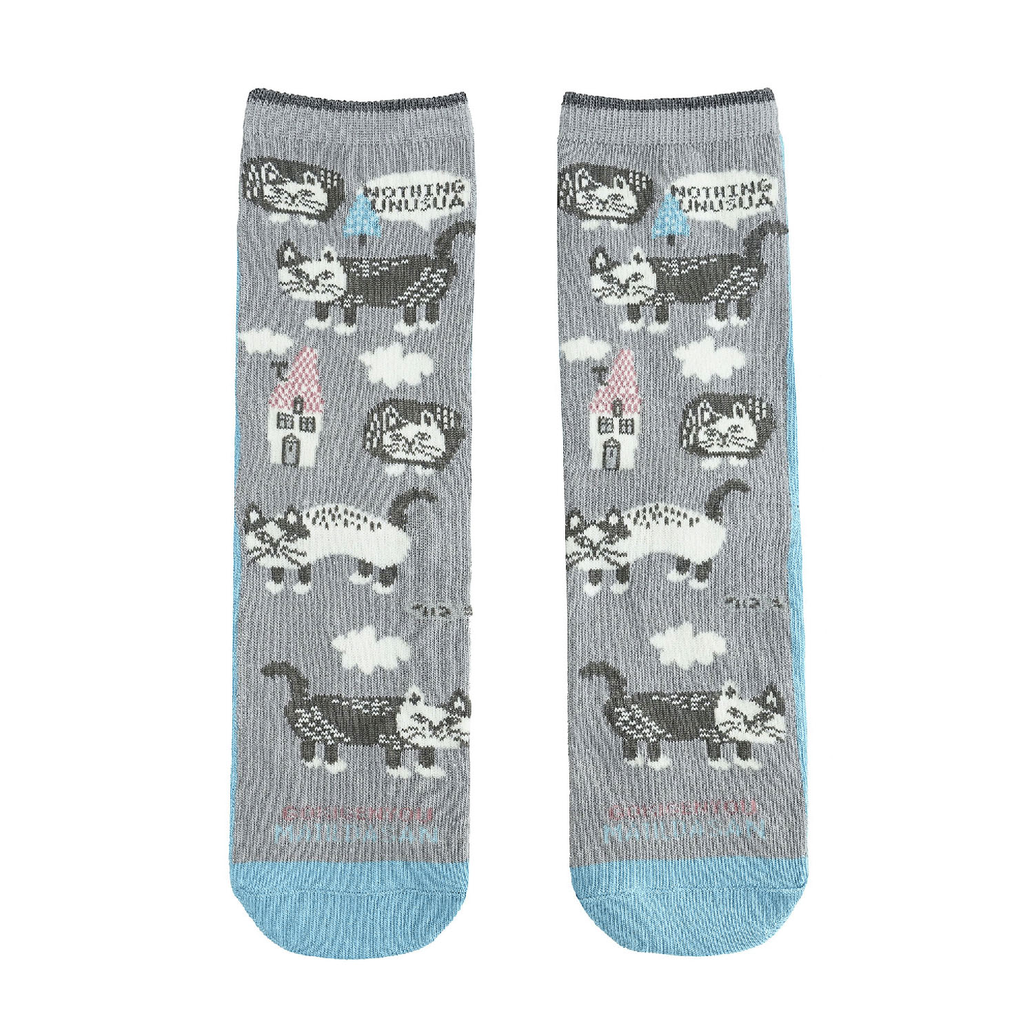 ジャガード靴下 レギュラータイプ マチルダさん柄 - 画像1