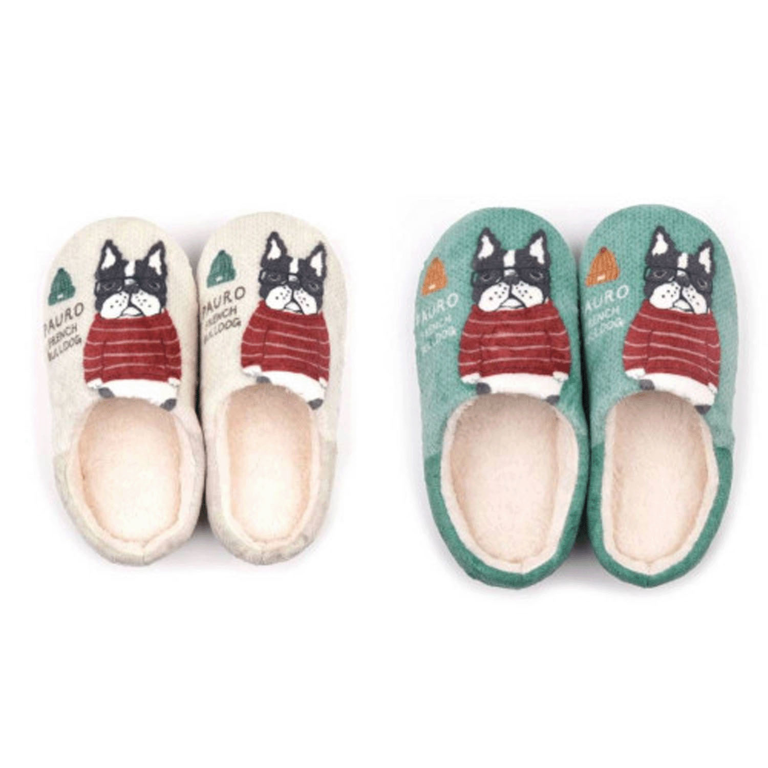 モケモケットサンゴマイヤー ルームシューズ パウロ