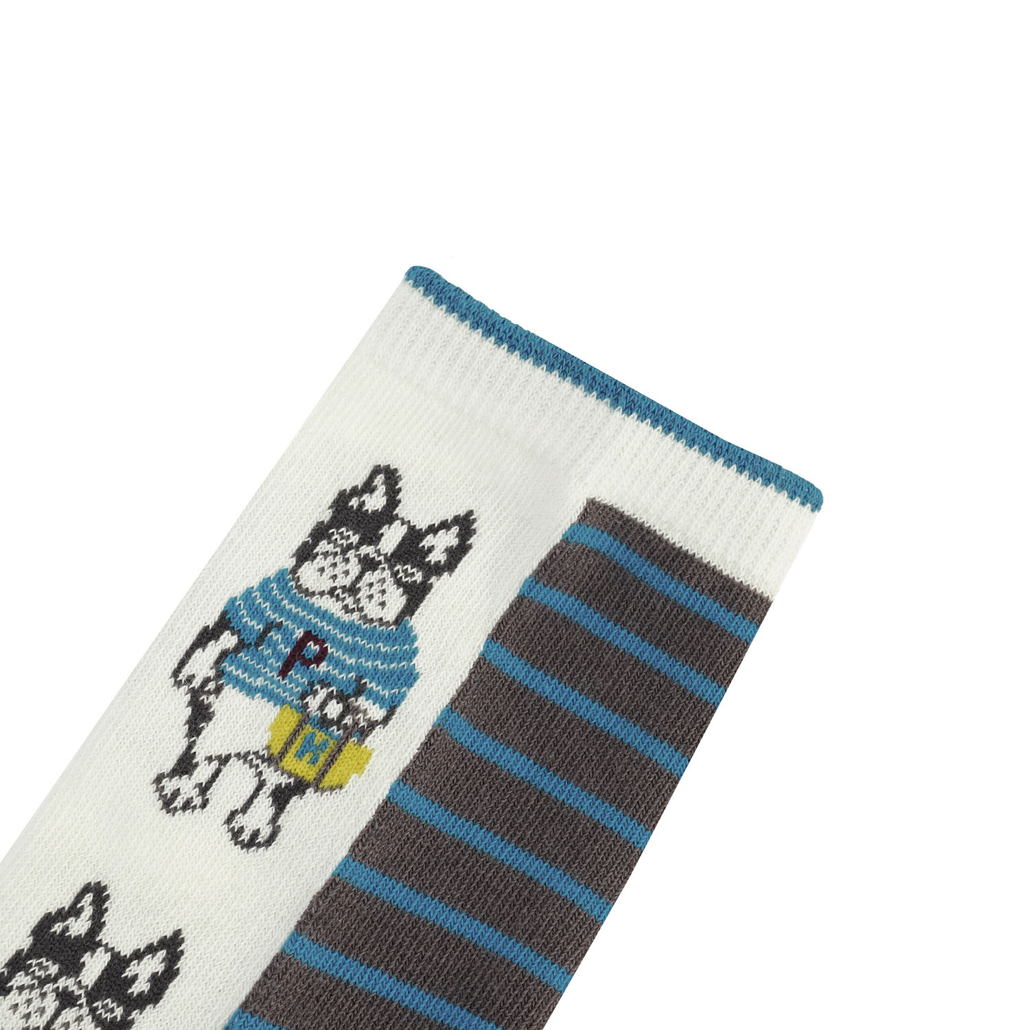 ジャガード靴下 レギュラータイプ パウロ柄 - 画像5