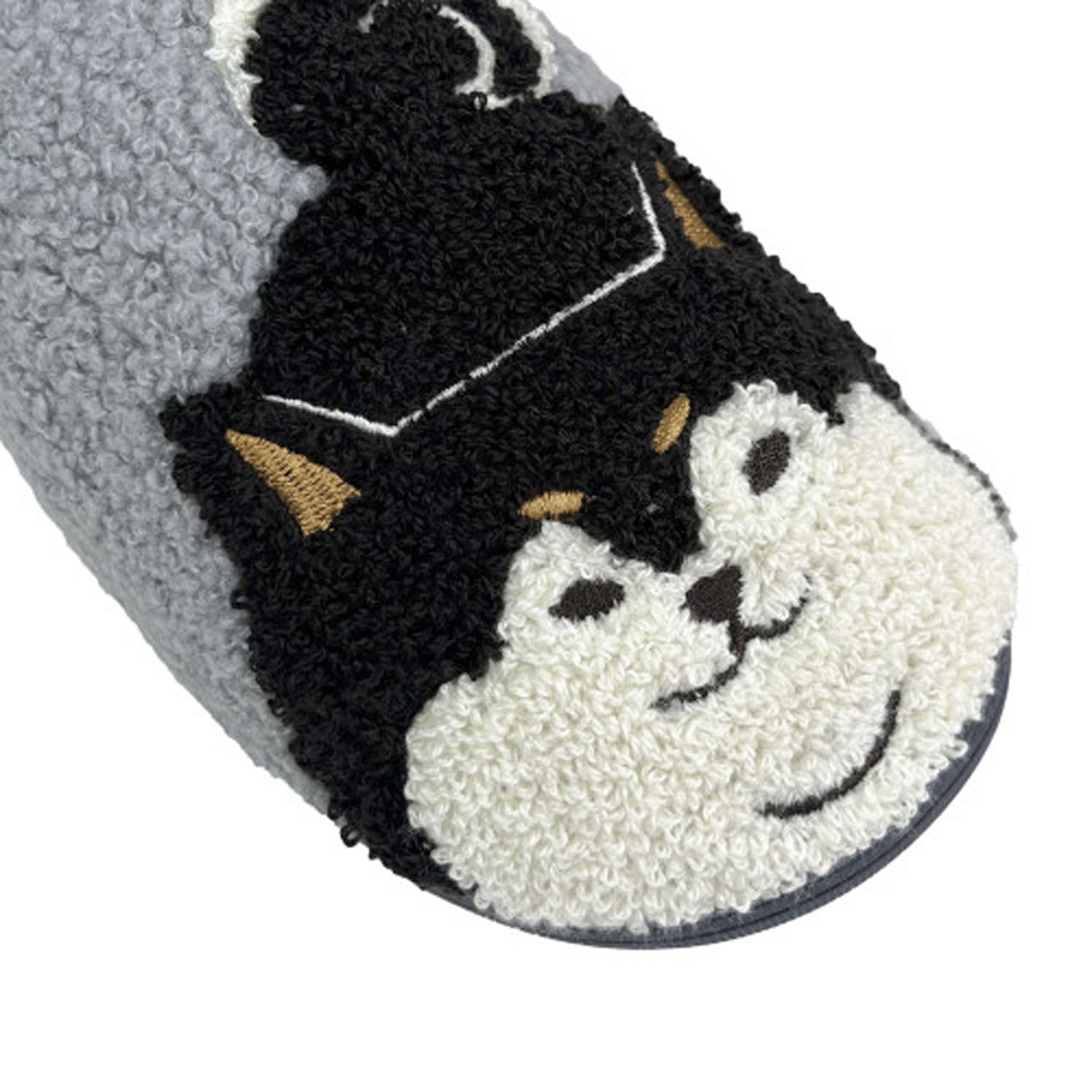 サガラ刺しゅう ルームシューズ 柴尻君 - 画像3