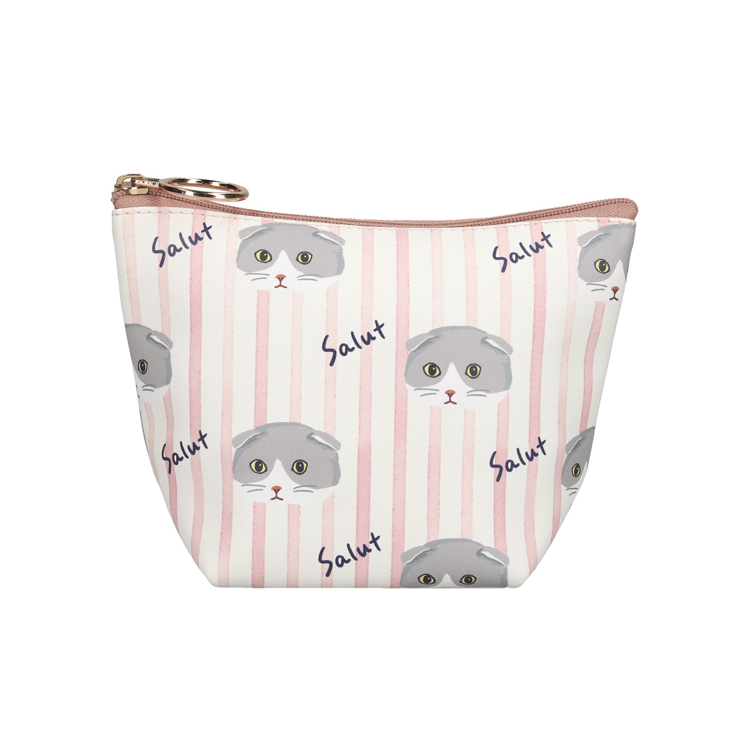 ouaf ouaf ＆ miaou marche マチ付きポーチ スコストライプ - 画像1