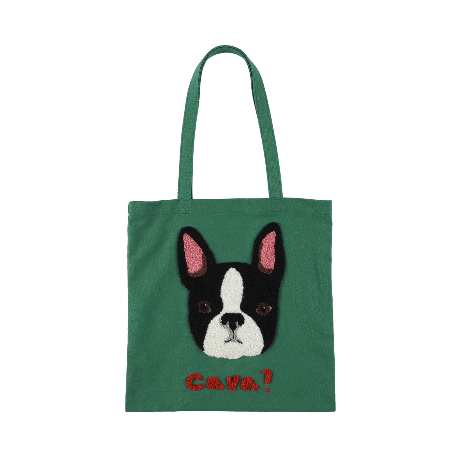 ouaf ouaf ＆ miaou marche マチなしトートバッグ フレブル - 画像1