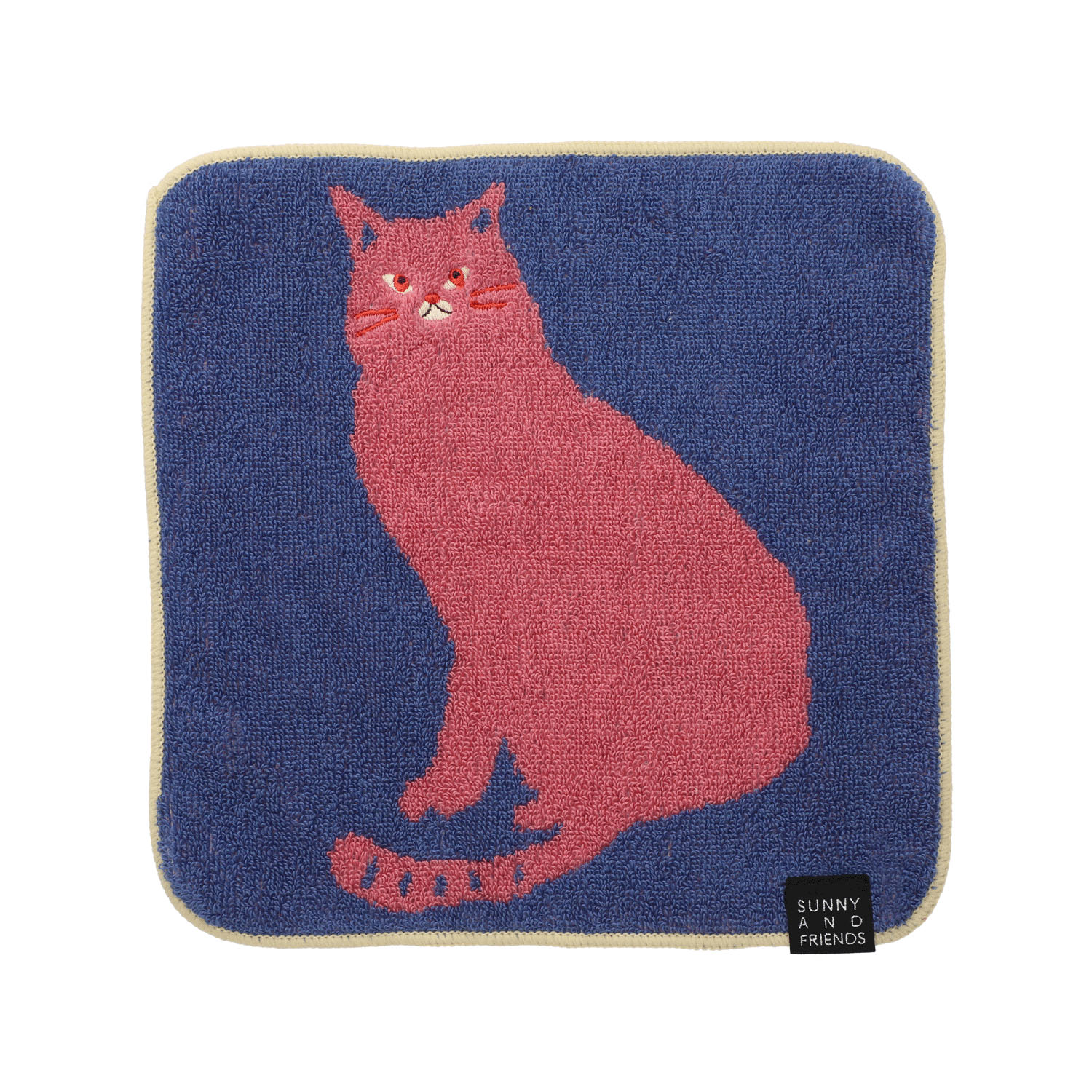 タオルハンカチ プラウドミュー ブルー