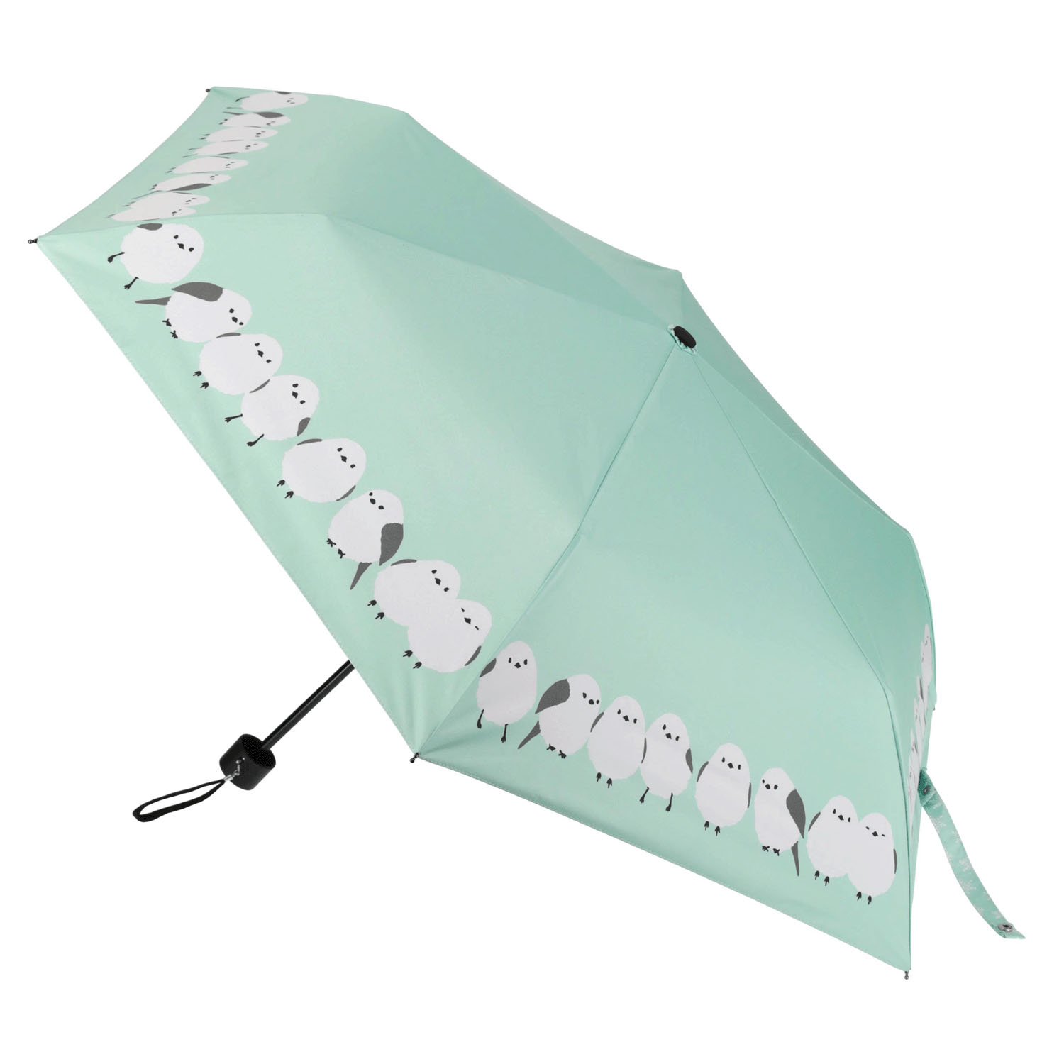 折りたたみ傘 シマエナガ - 画像1