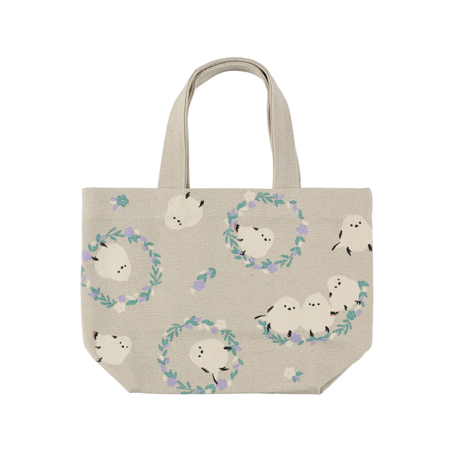 ミニトート リースしまださん ベージュ - 画像1