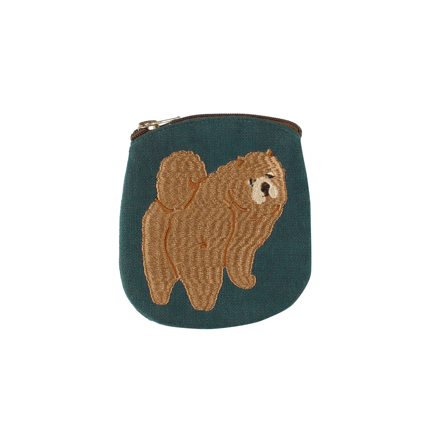 ouaf ouaf ＆ miaou marche ししゅうポーチ チャウチャウ - 画像1