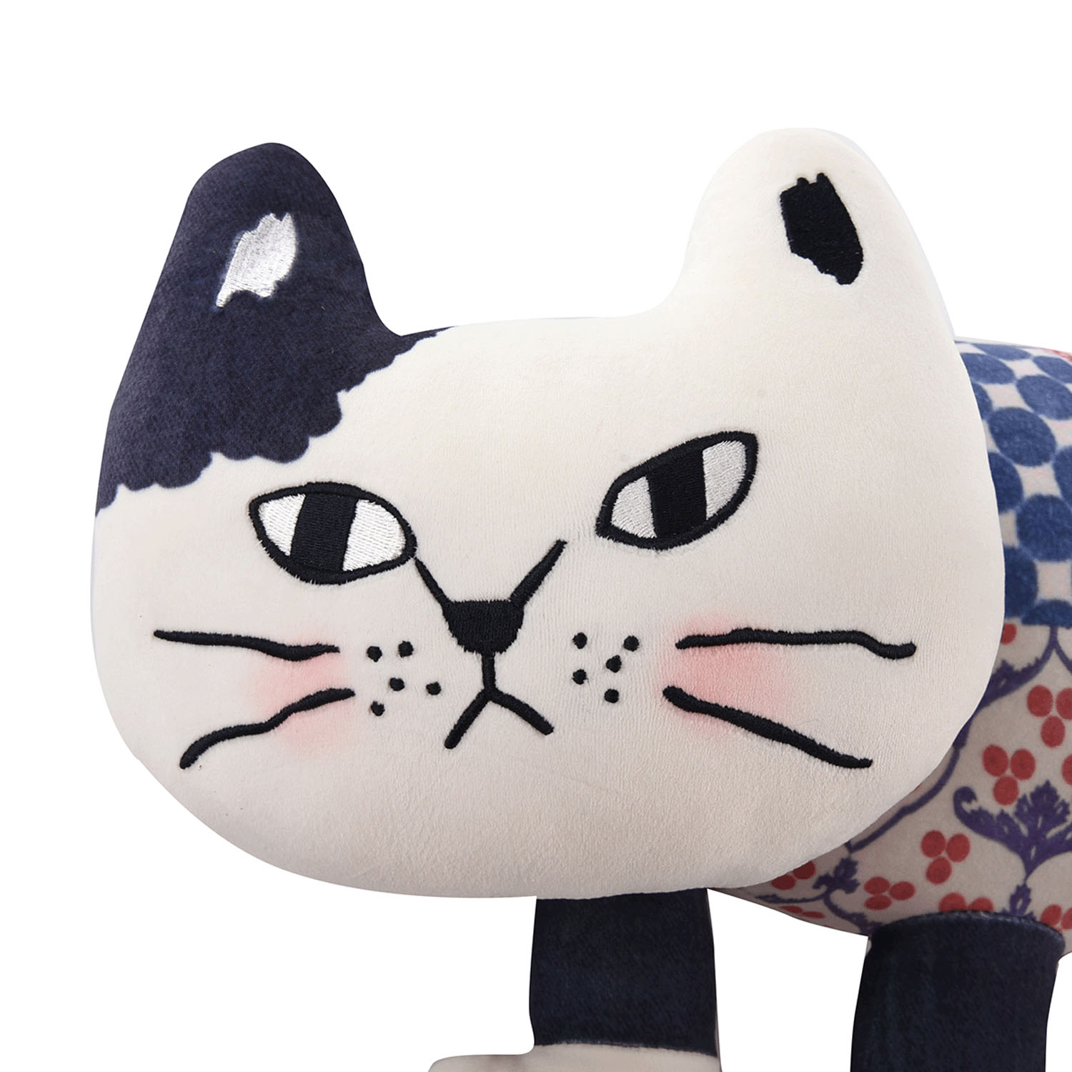 【01／ベーシック、02／BR系チェック、03／BL系チェック】パフモチ ぬいぐるみクッション マチルダさん - 画像8