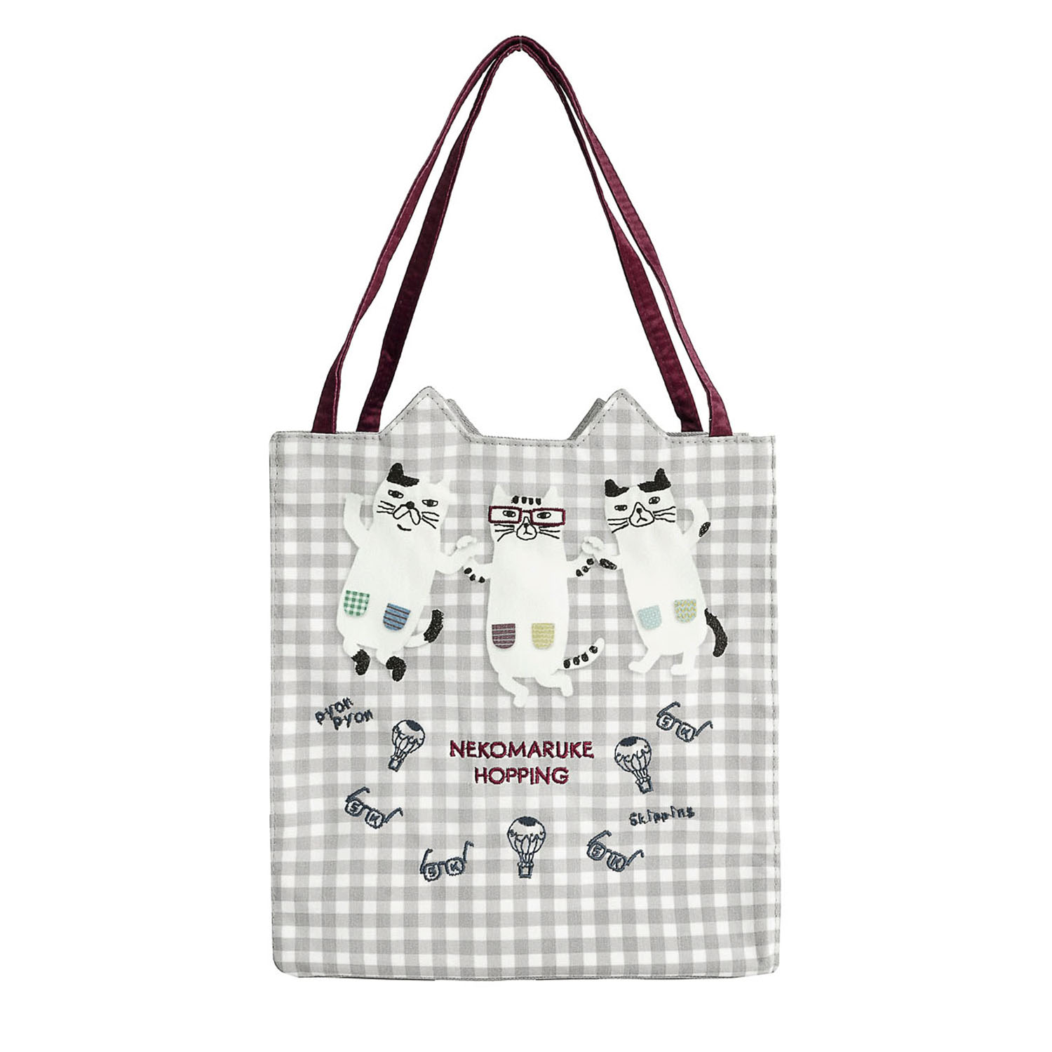 スクエアバッグ ネコまるけ - 画像1