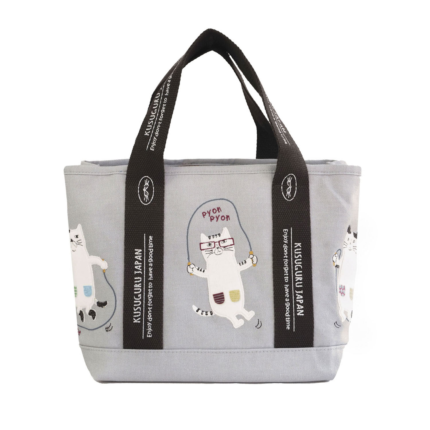 蓋付き仕切りトートS ネコまるけ - 画像2