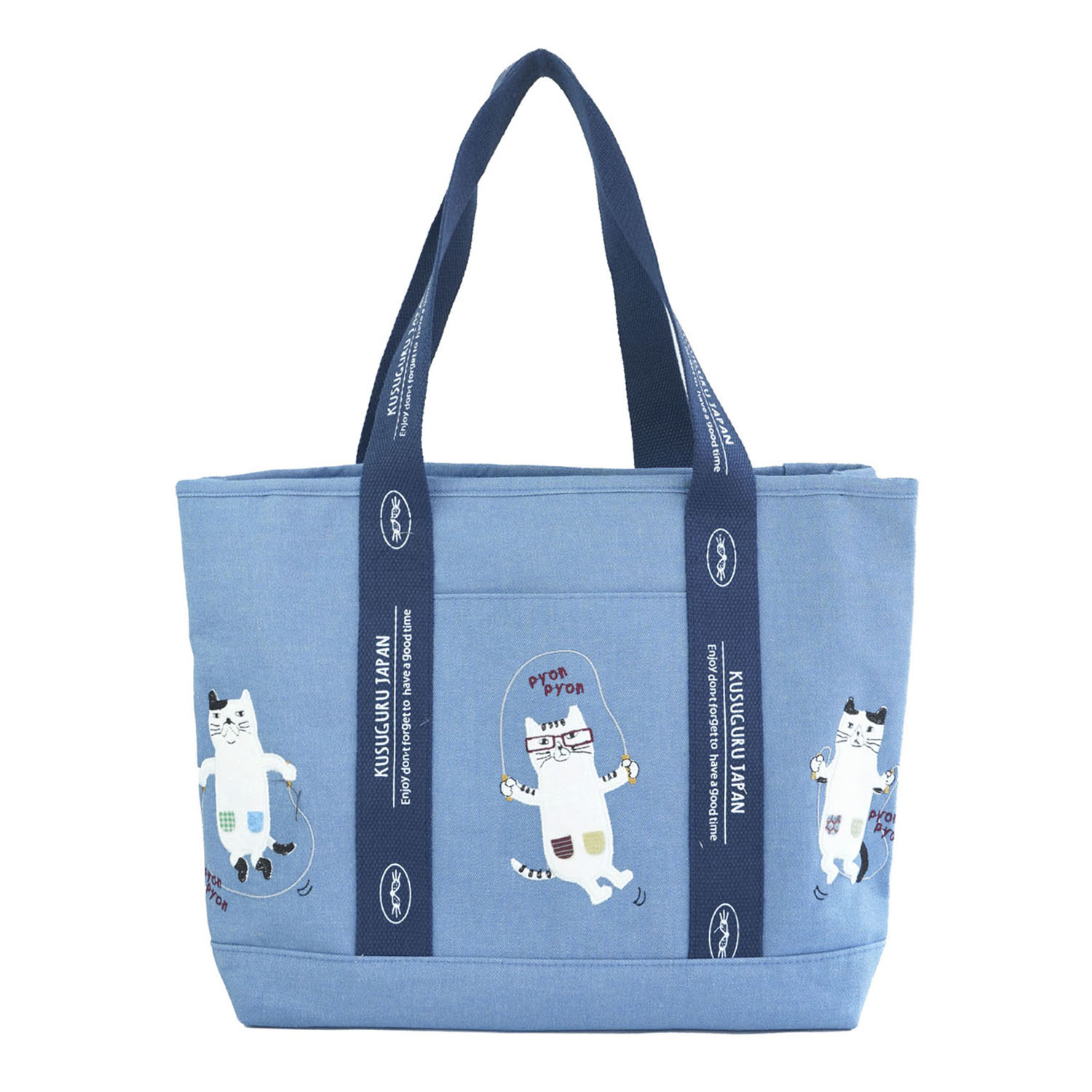 蓋付き仕切りトートM ネコまるけ - 画像13