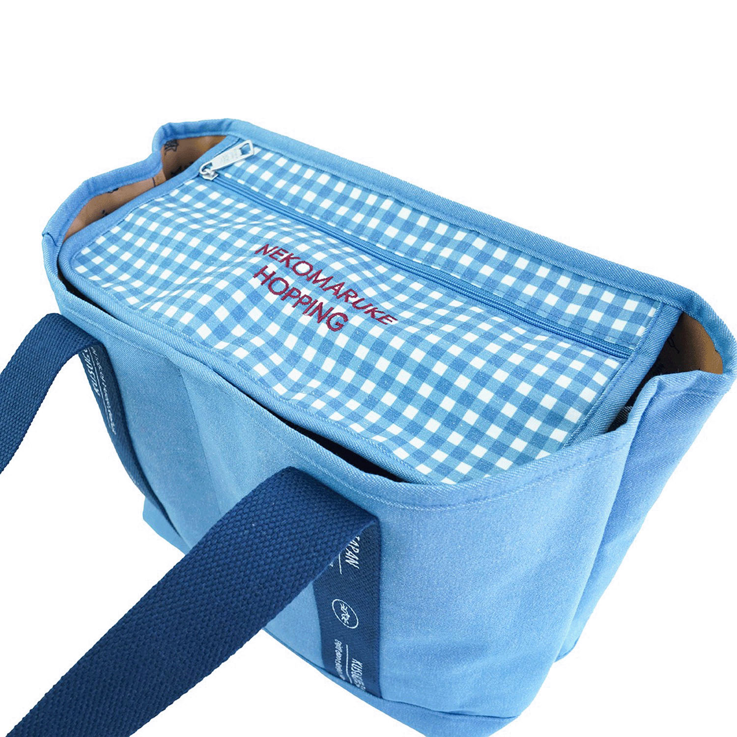 蓋付き仕切りトートM ネコまるけ - 画像21