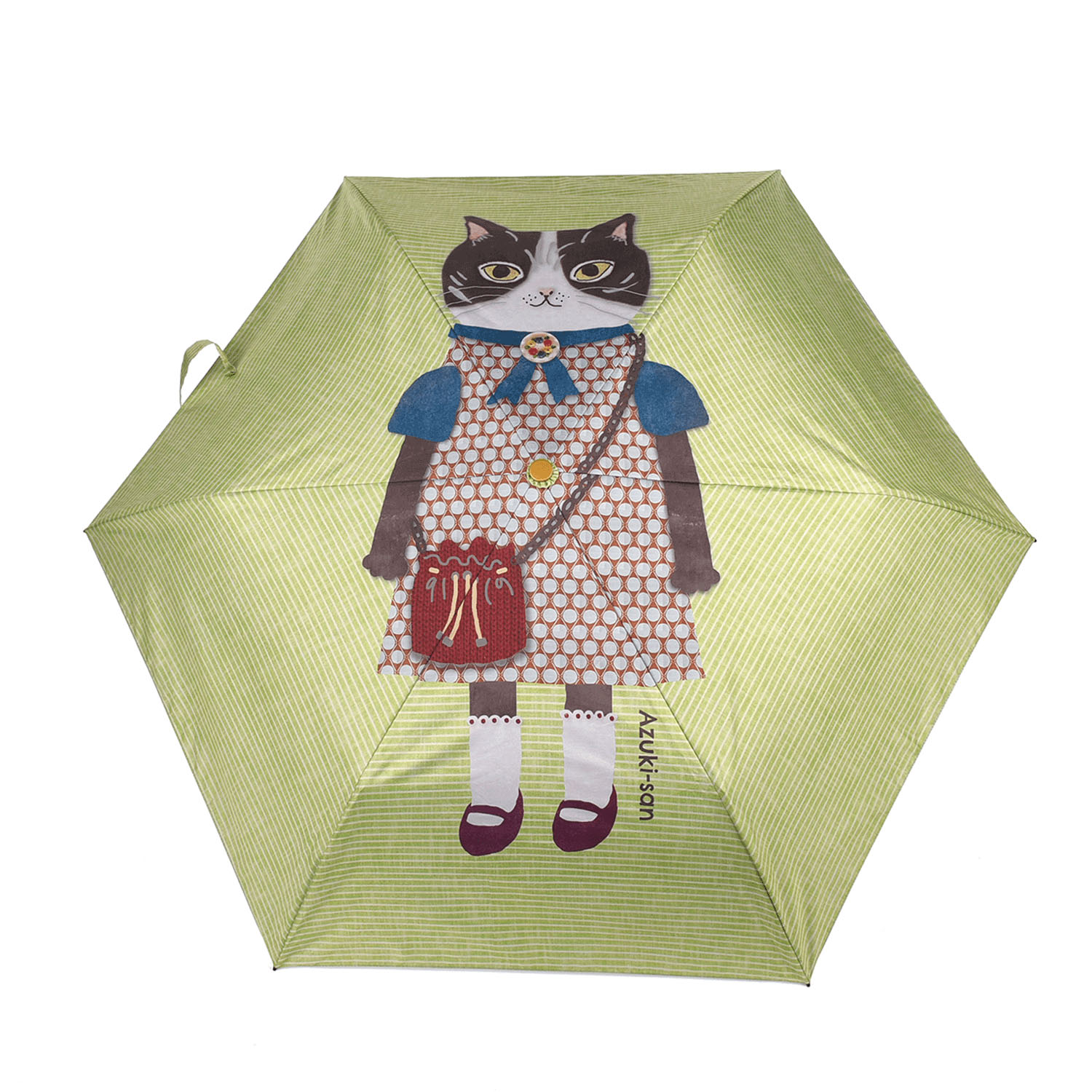 パーラーすずらん堂 晴雨兼用折傘 あずきさん