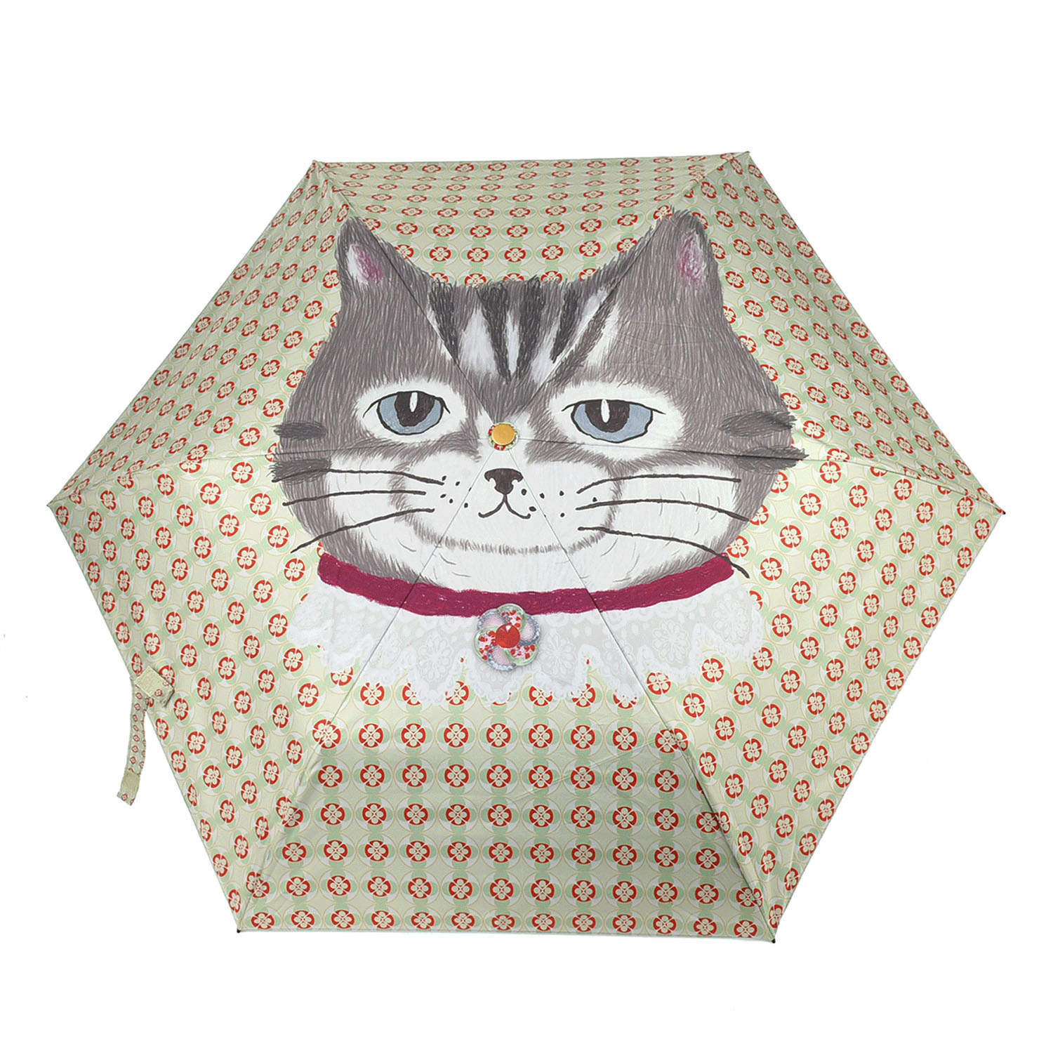 パーラーすずらん堂 晴雨兼用折傘 ちまきさん - 画像1