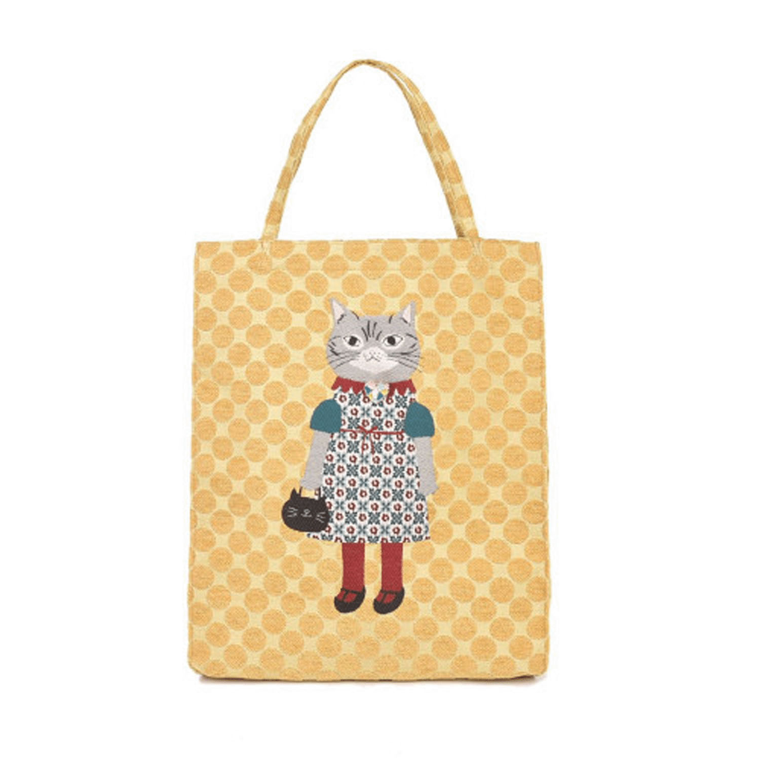 パーラーすずらん堂 シェニールジャガード スクエアバッグ - 画像7