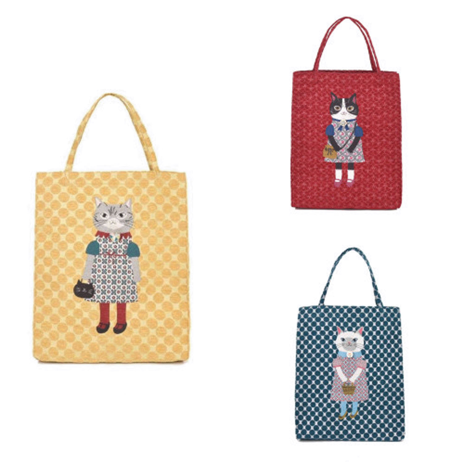 パーラーすずらん堂 シェニールジャガード スクエアバッグ - 画像1