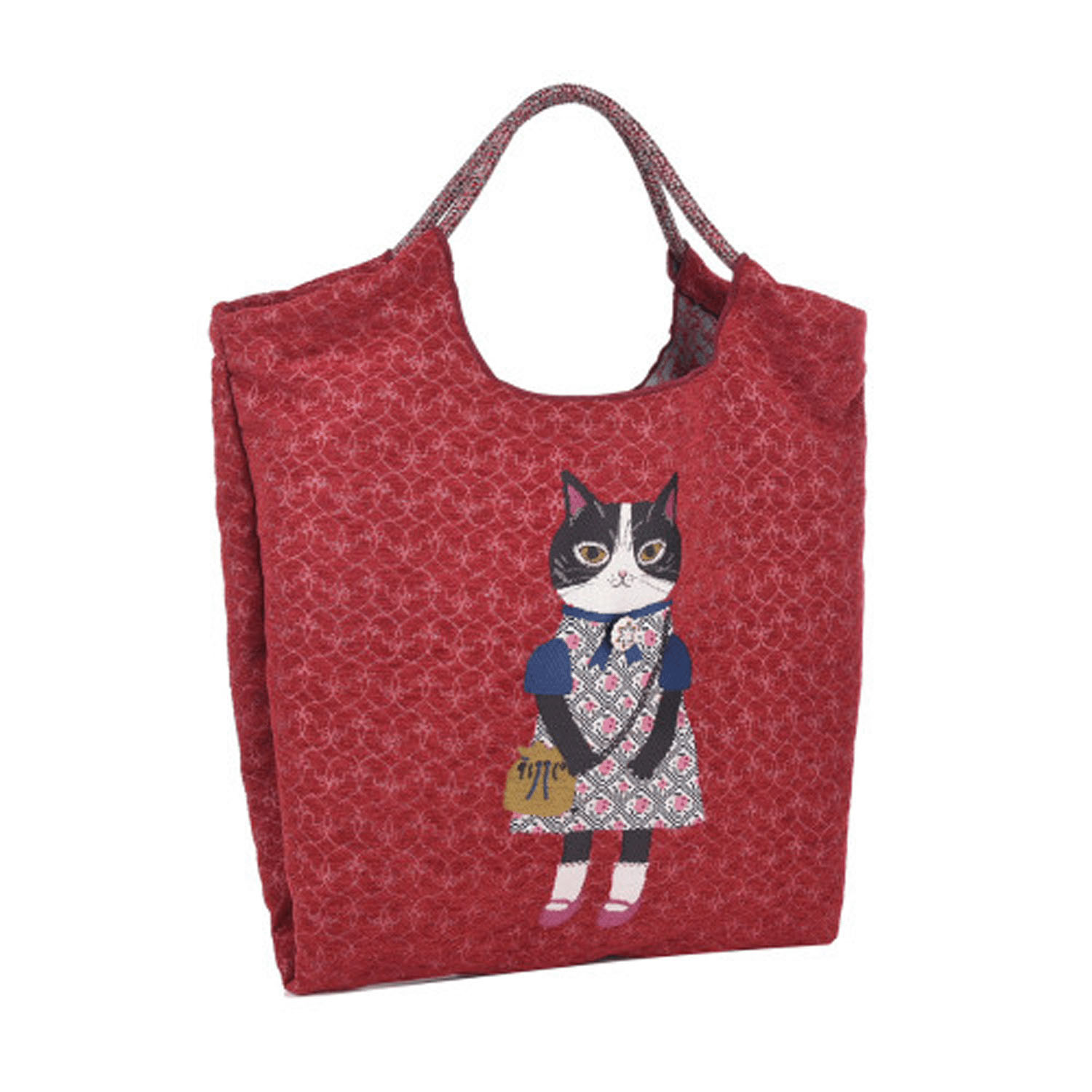 パーラーすずらん堂 シェニールジャガード パラコードバッグ - 画像4