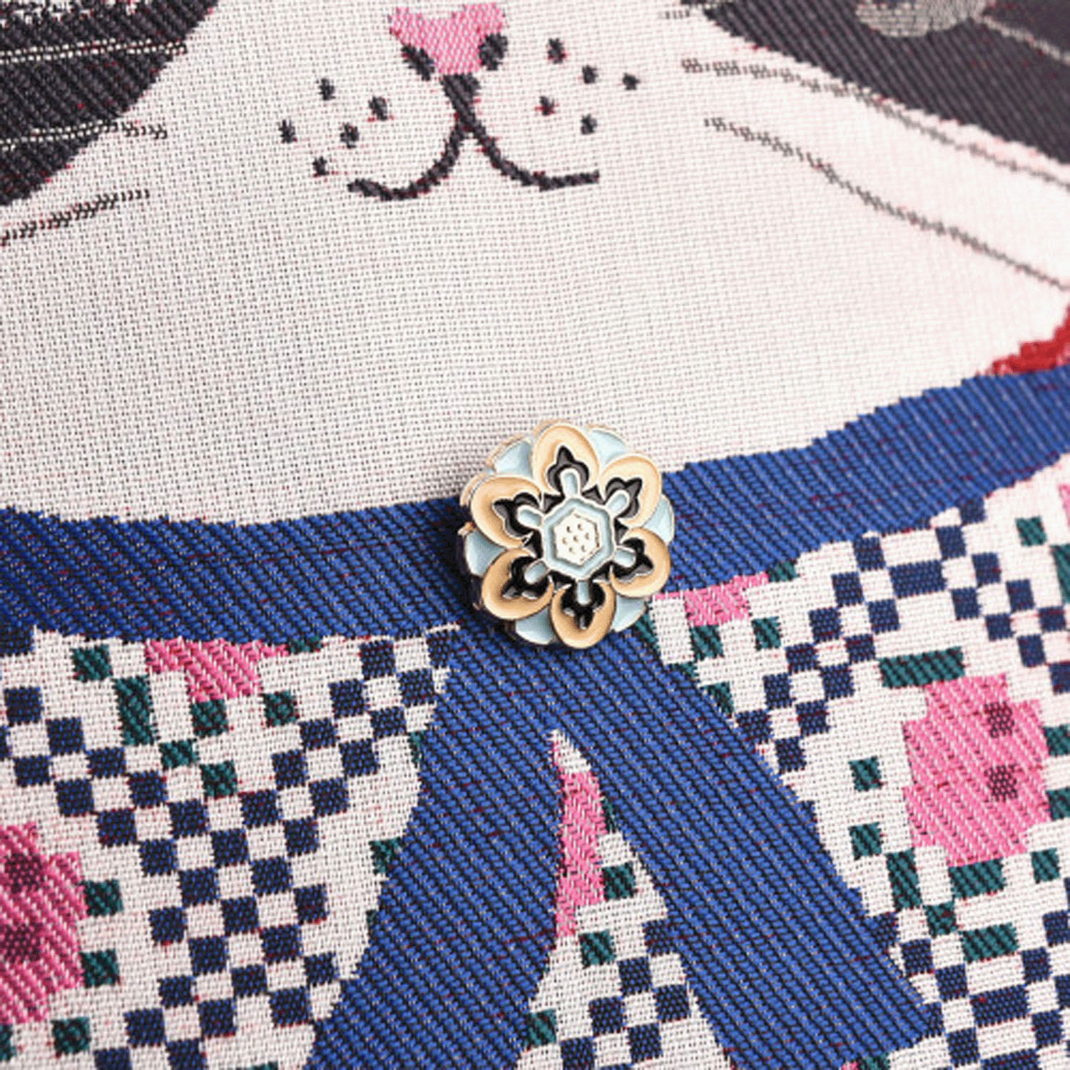 パーラーすずらん堂 シェニールジャガード クッション - 画像5