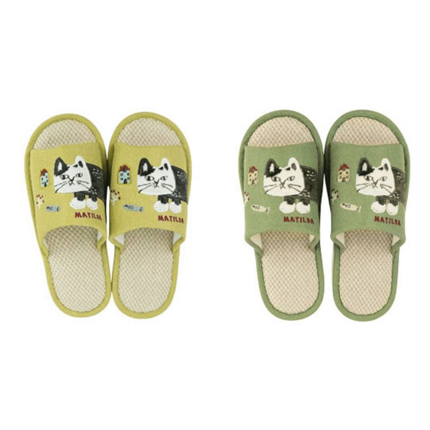 棉麻スリッパ マチルダさん