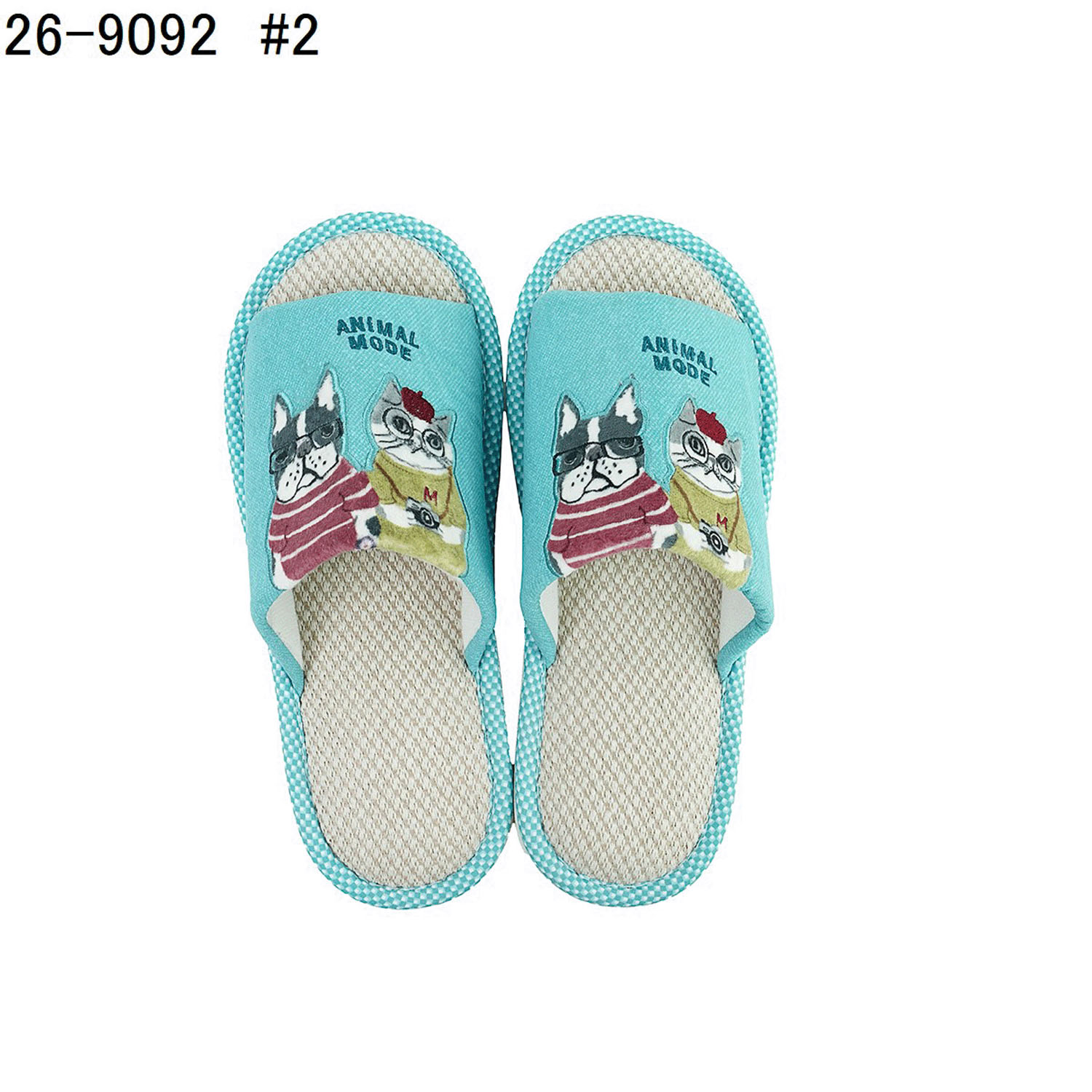 棉麻スリッパ アニマルモード - 画像5