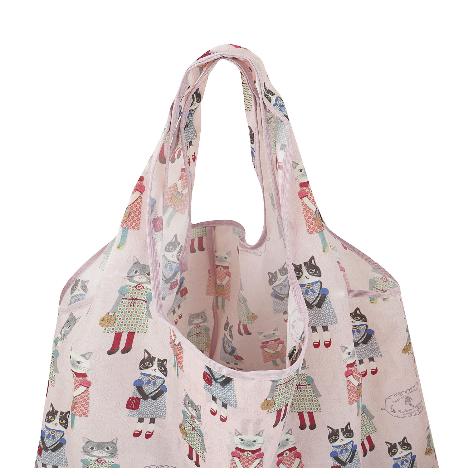 エコバッグ（Lサイズ） おめかしさん柄 - 画像4