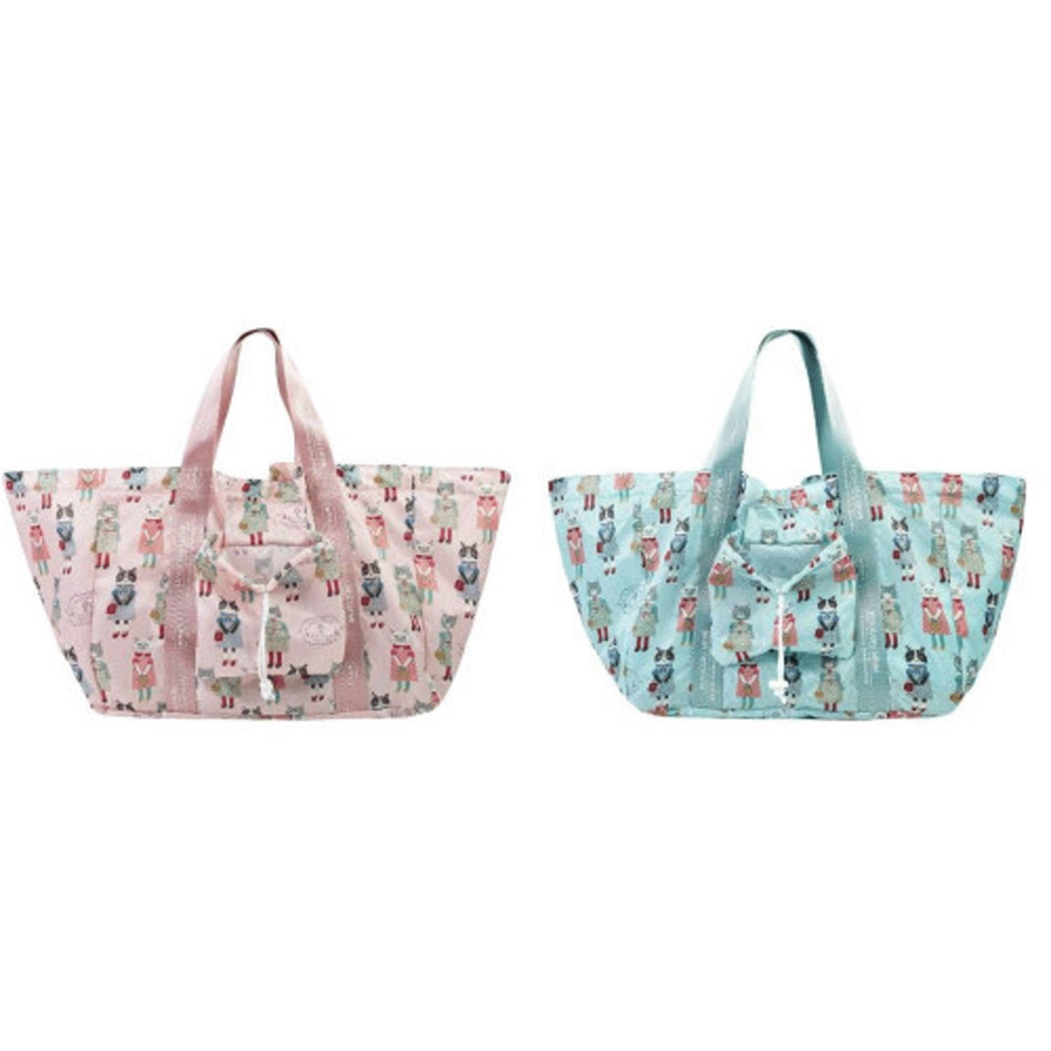 お買い物バッグ おめかしさん柄 - 画像1