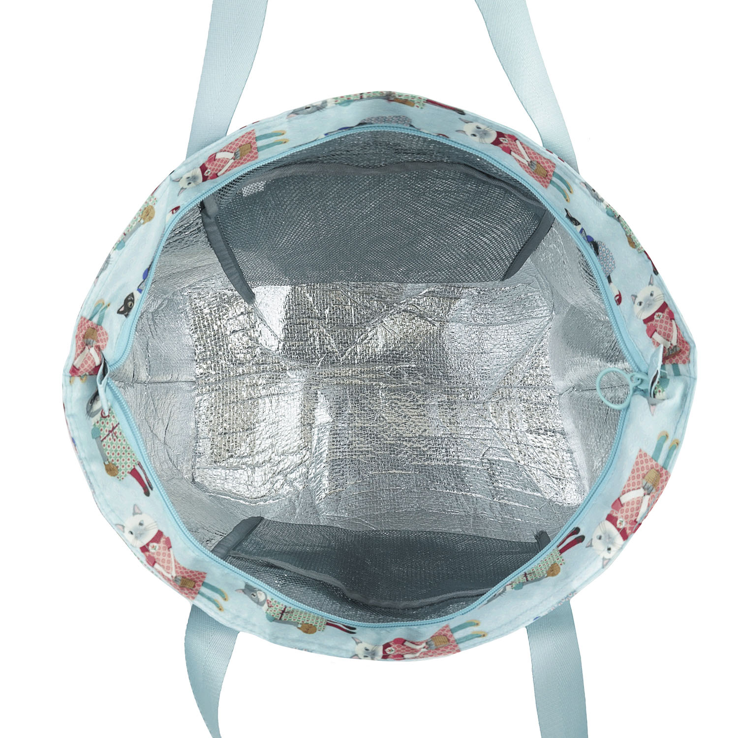 アルミ保冷保温 トートバッグ おめかしさん柄 - 画像12