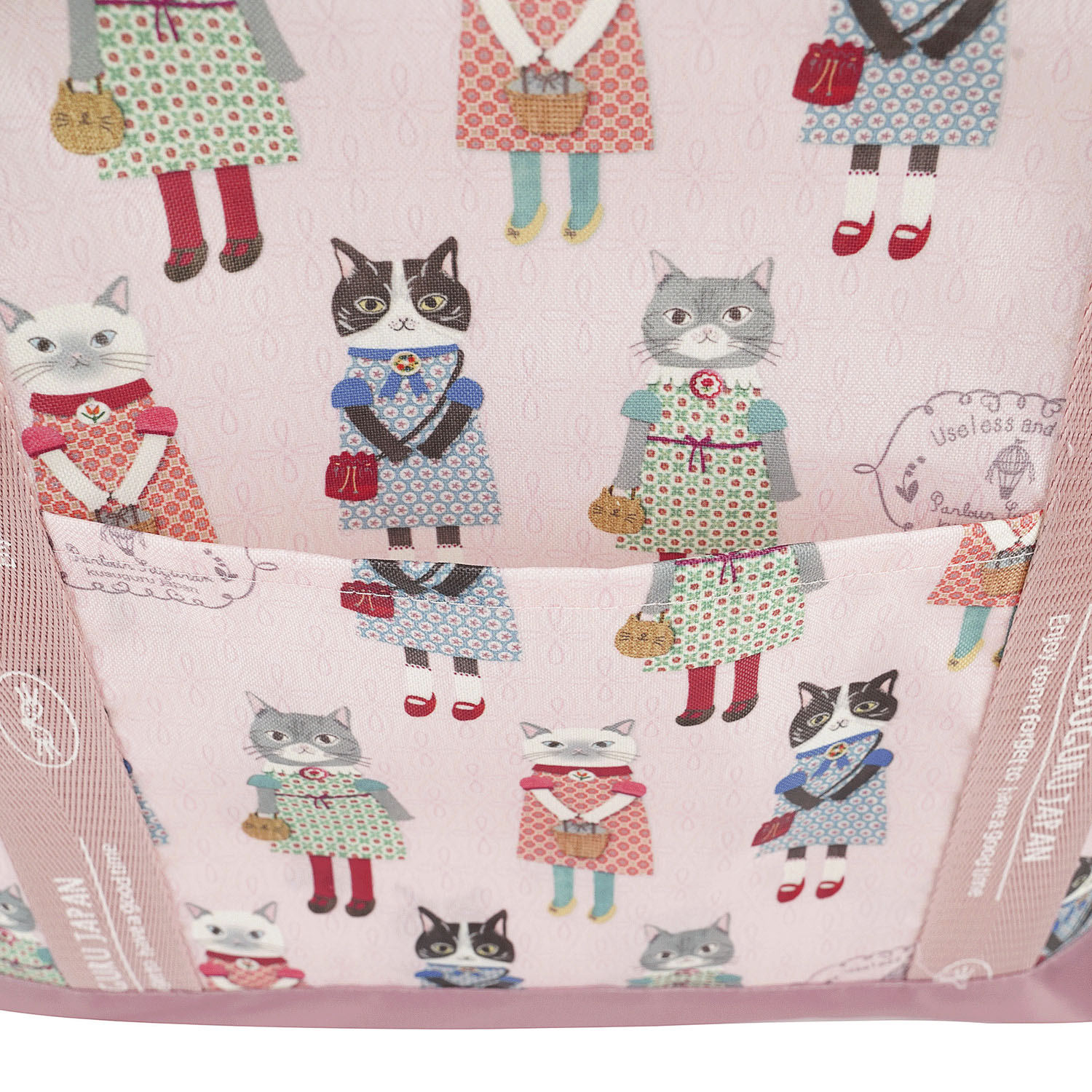 アルミ保冷保温 トートバッグ おめかしさん柄 - 画像7