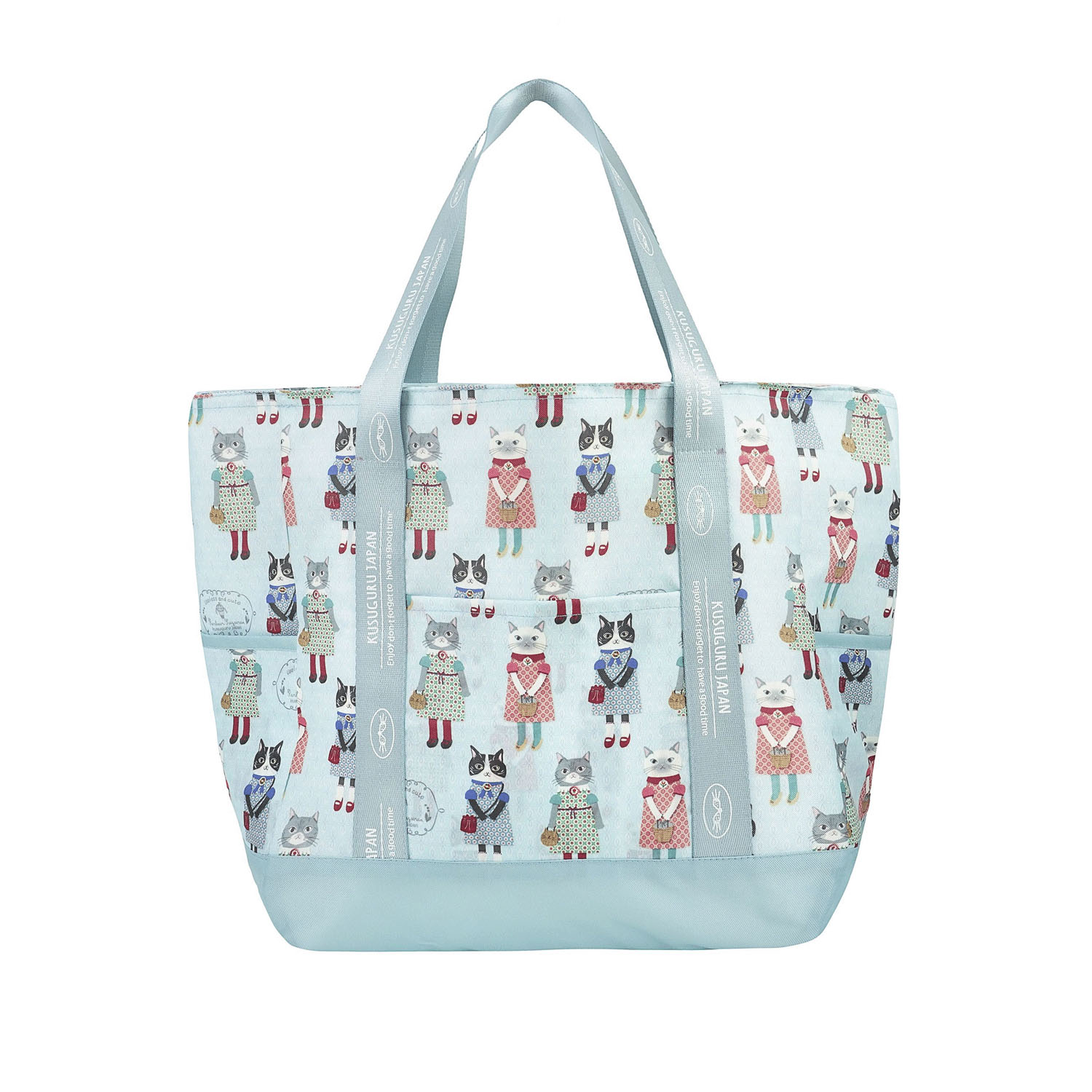 アルミ保冷保温 トートバッグ おめかしさん柄 - 画像9