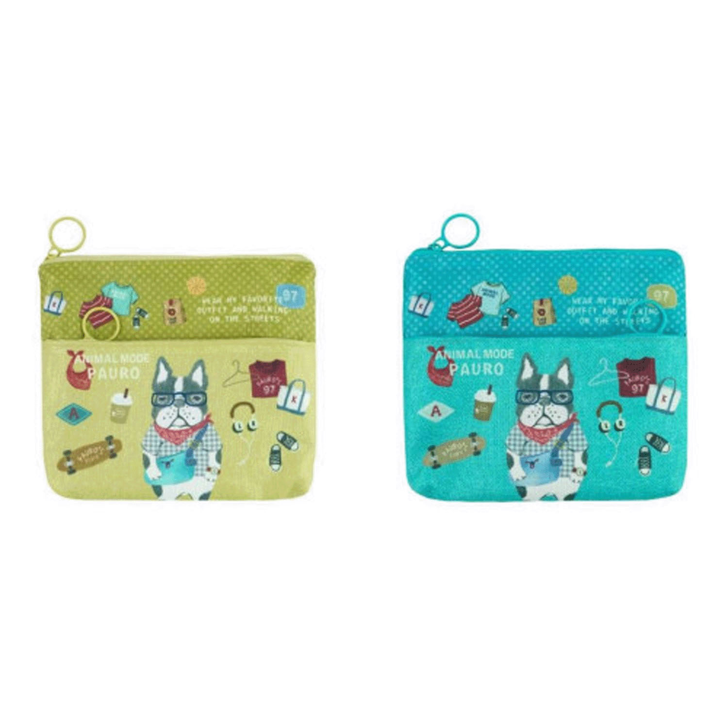 2段ポーチ パウロ柄 - 画像1