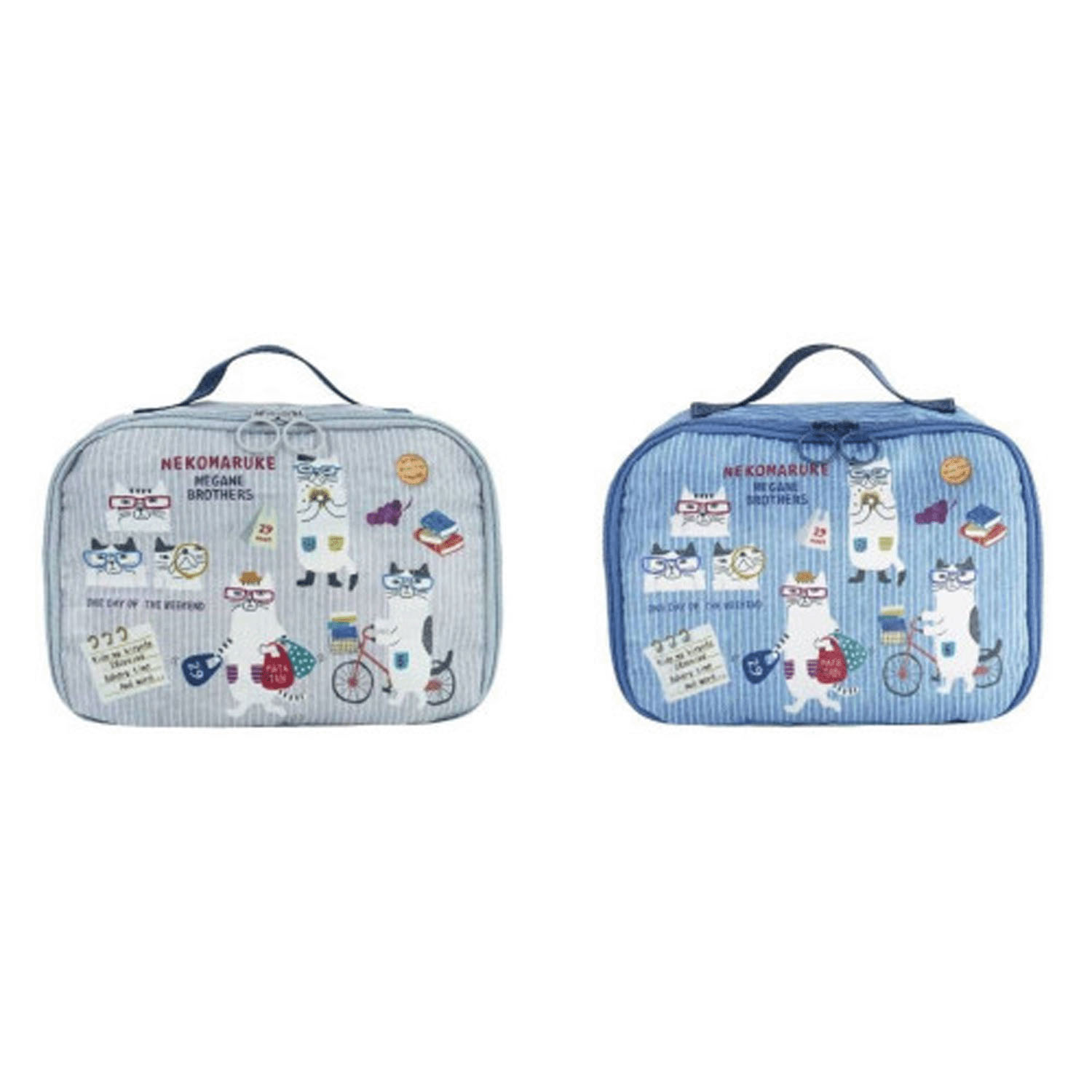 アメニティポーチ ネコまるけ柄