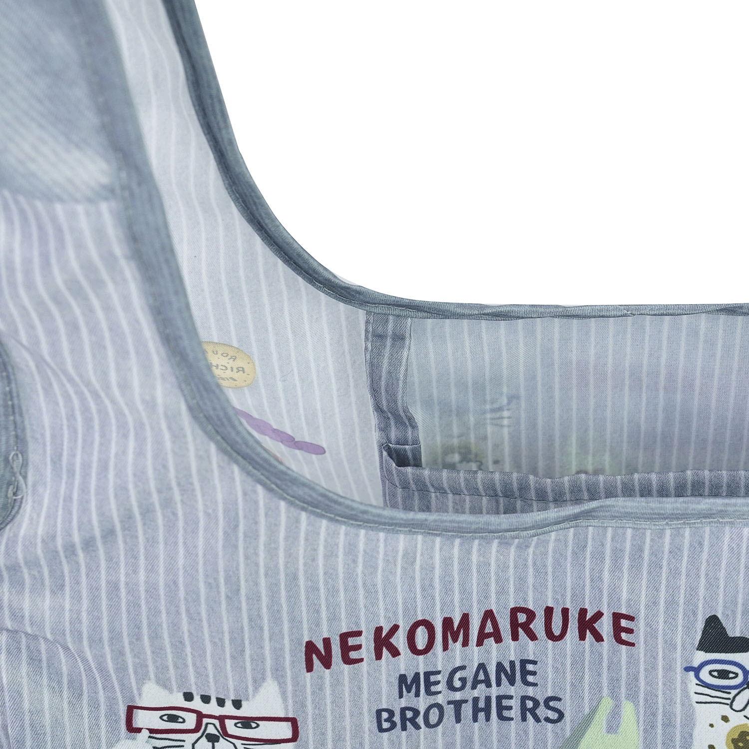 コンビニエコバッグ  ネコまるけ柄 - 画像3