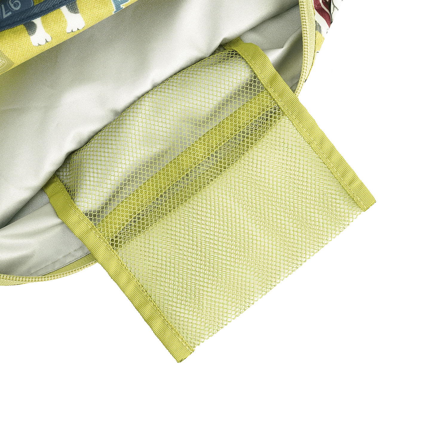 シルバー保冷保温 折り畳みエコバッグ（Sサイズ） パウロ柄 - 画像7