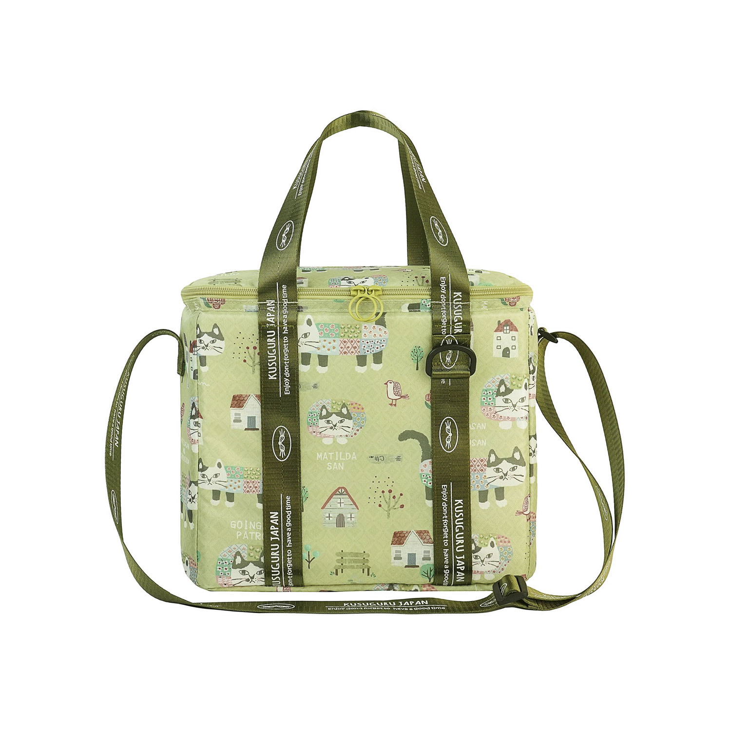 アルミ保冷保温 折り畳みクーラーバッグ マチルダさん柄 - 画像2