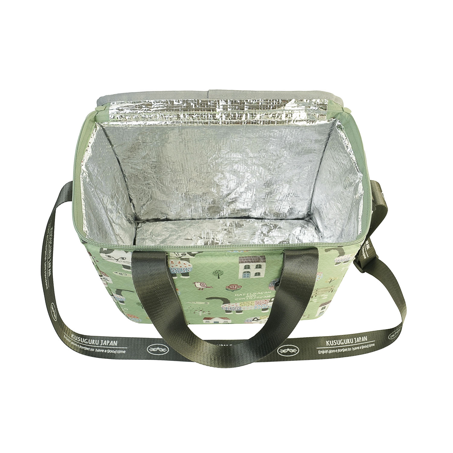アルミ保冷保温 折り畳みクーラーバッグ マチルダさん柄 - 画像12