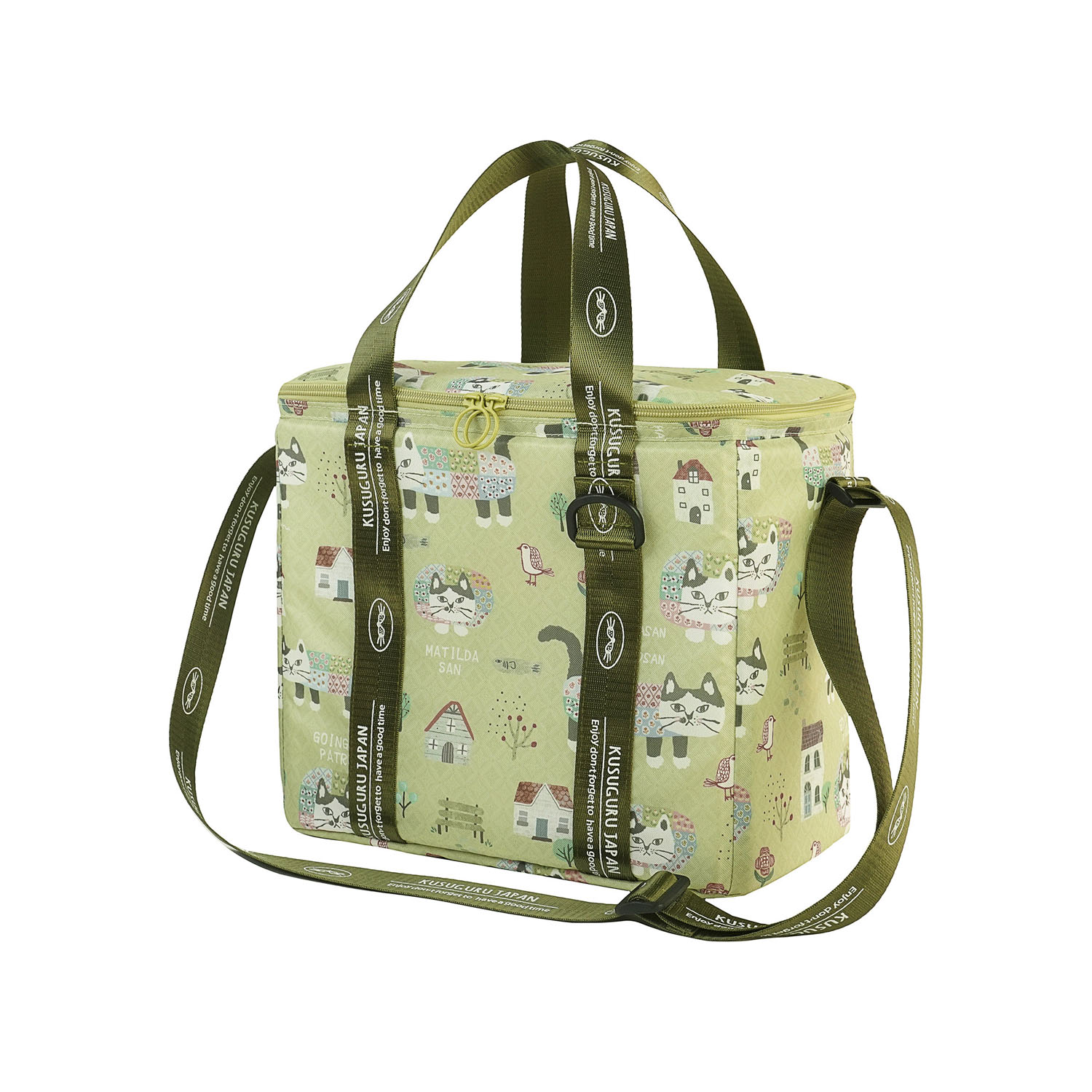 アルミ保冷保温 折り畳みクーラーバッグ マチルダさん柄 - 画像3