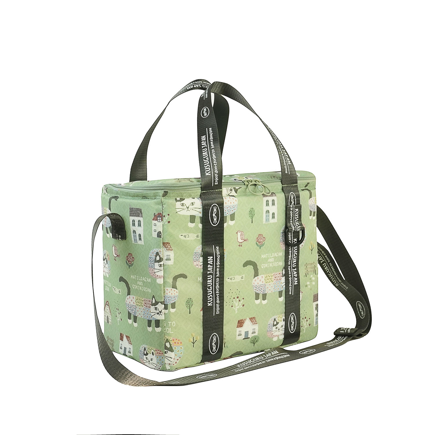 アルミ保冷保温 折り畳みクーラーバッグ マチルダさん柄 - 画像9