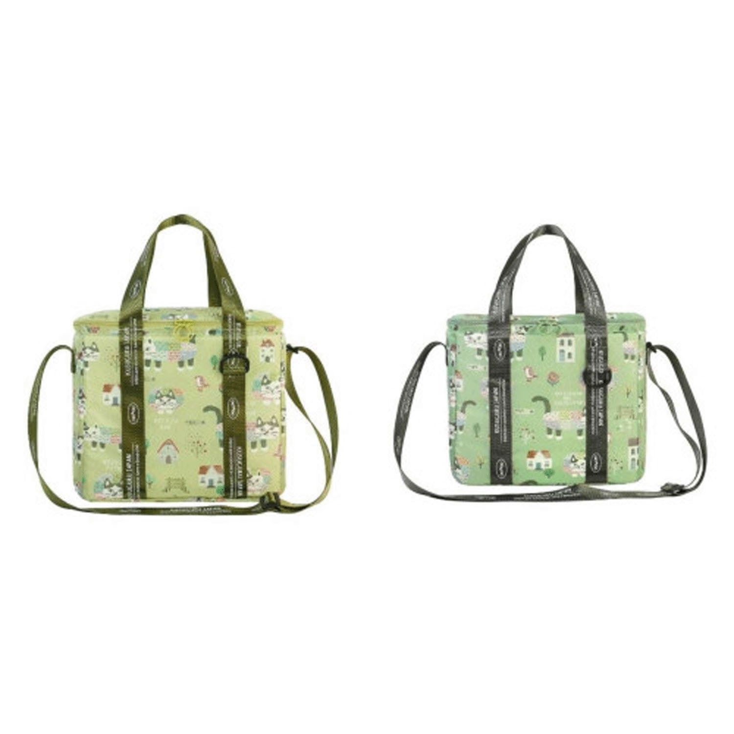 アルミ保冷保温 折り畳みクーラーバッグ マチルダさん柄 - 画像1