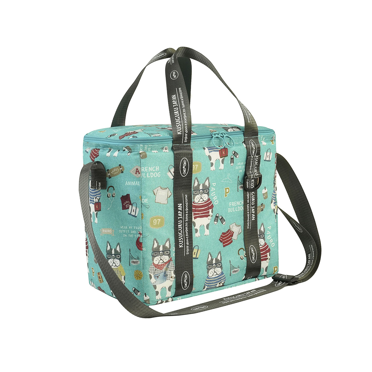 アルミ保冷保温 折り畳みクーラーバッグ パウロ柄 - 画像9