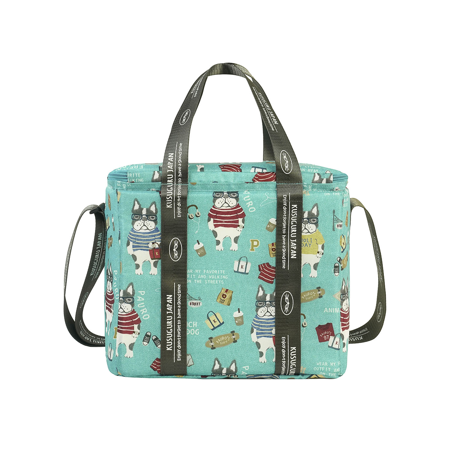 アルミ保冷保温 折り畳みクーラーバッグ パウロ柄 - 画像10