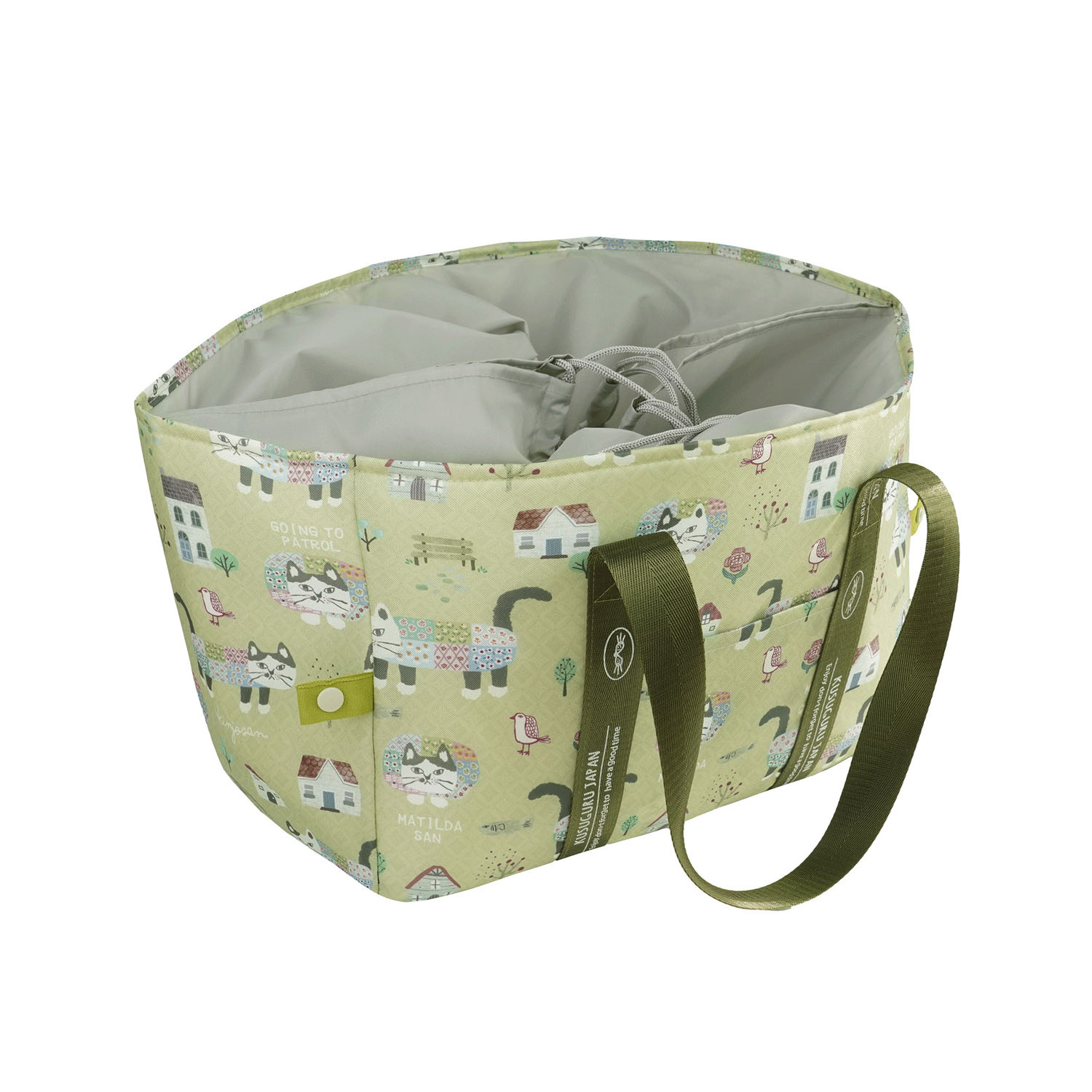 アルミ保冷保温 お買い物バッグ マチルダさん柄 - 画像7