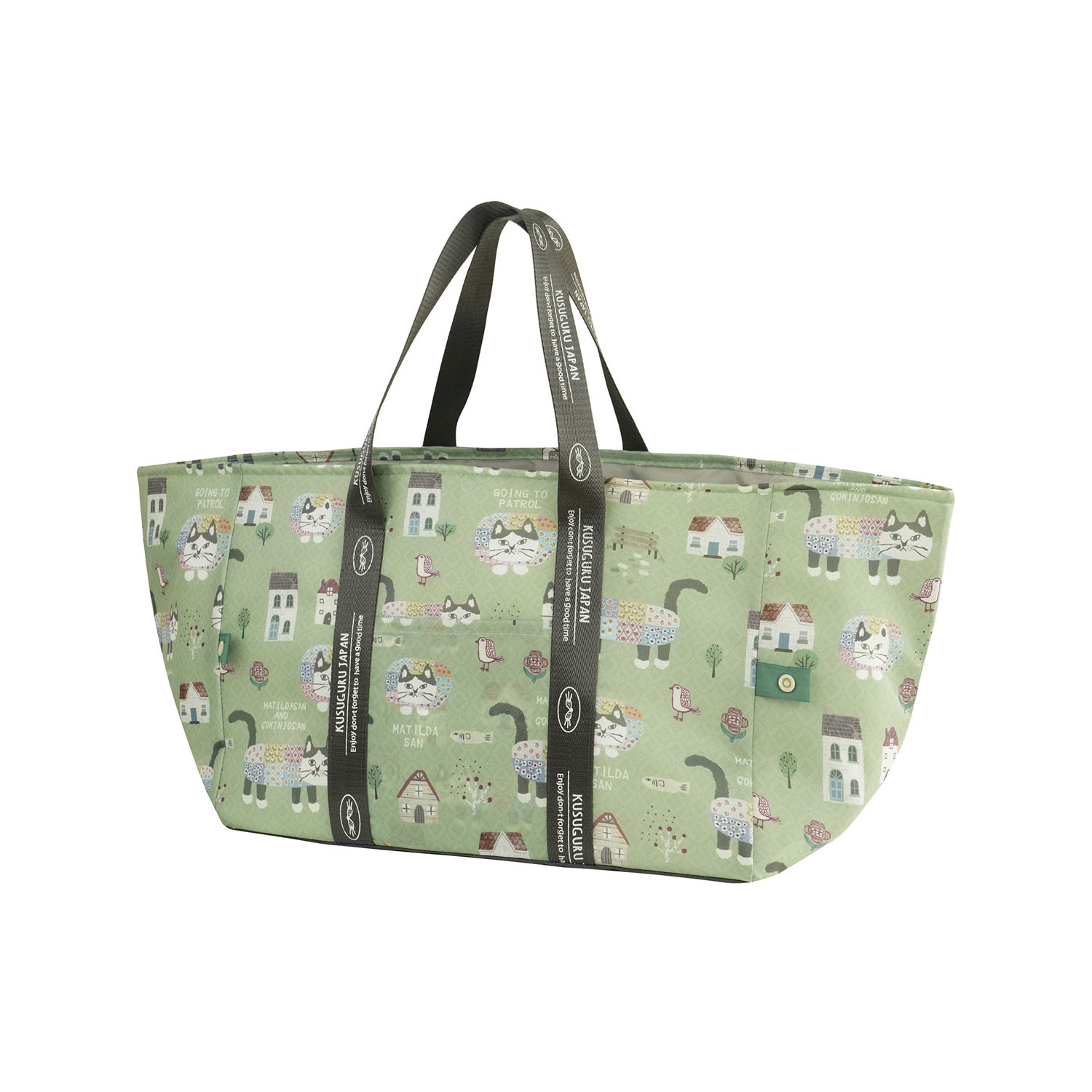 アルミ保冷保温 お買い物バッグ マチルダさん柄 - 画像9