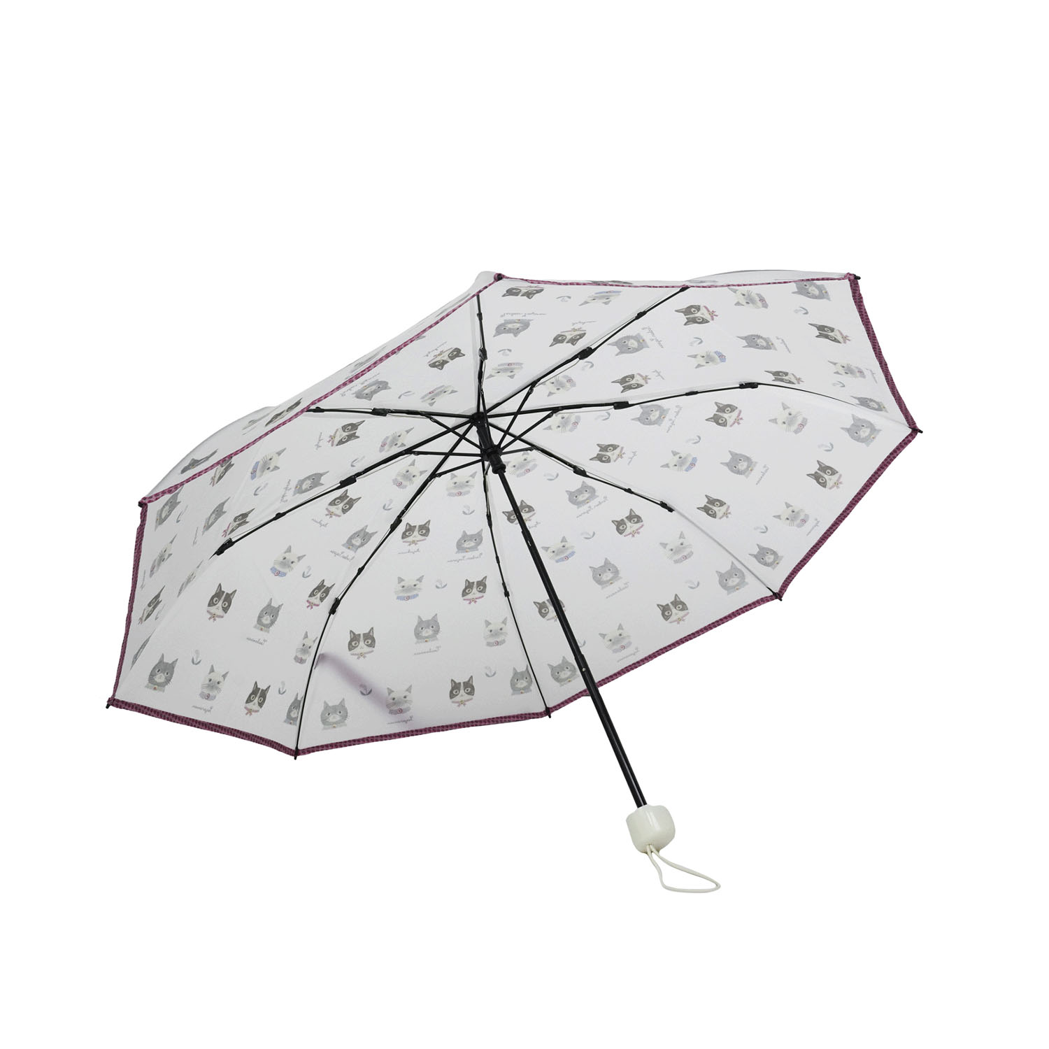 ビニール折りたたみ傘 パーラーランド柄 - 画像3