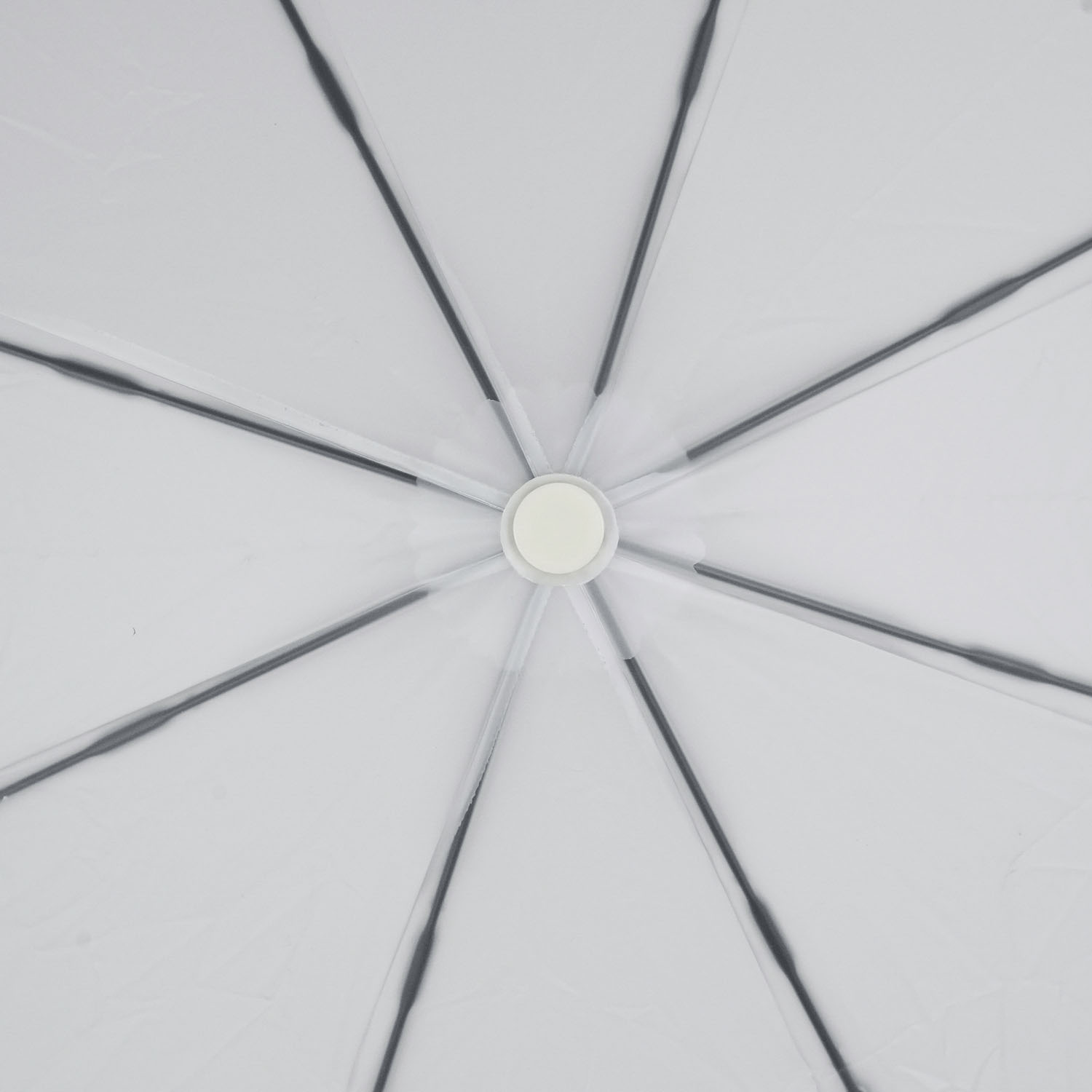 ビニール折りたたみ傘 パーラーすずらん堂柄 - 画像3