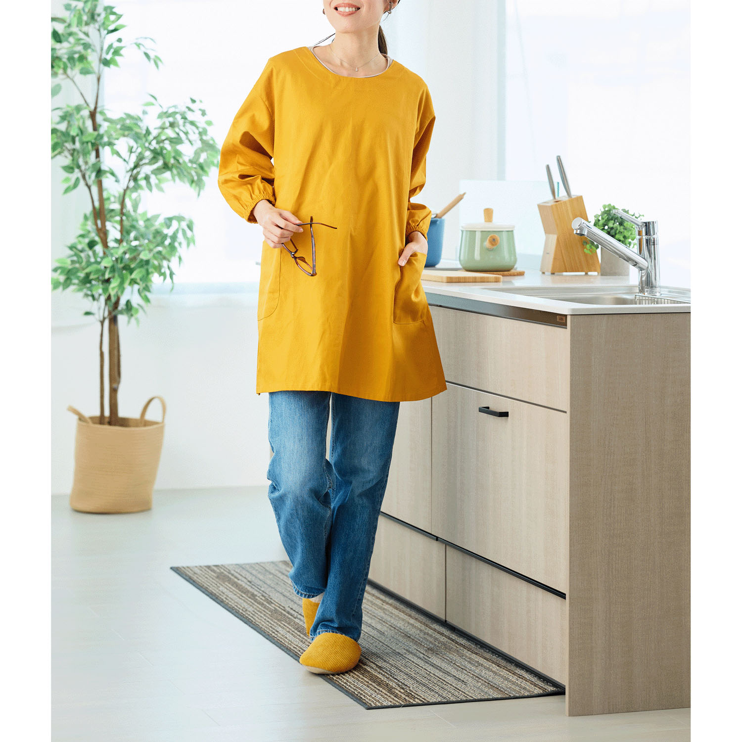 ルピナス かっぽう着