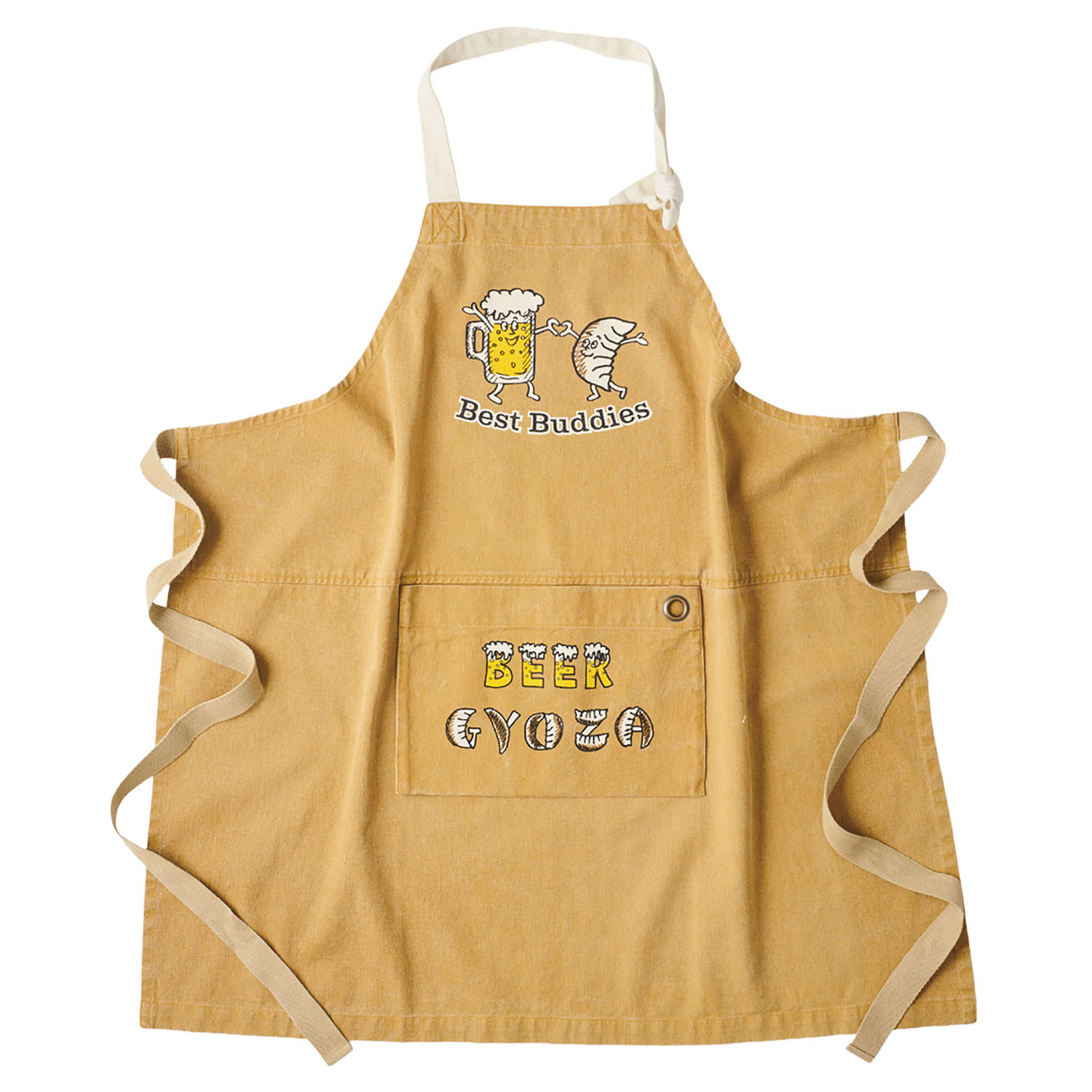 パッカブルエプロン ビール＆ギョーザ - 画像1