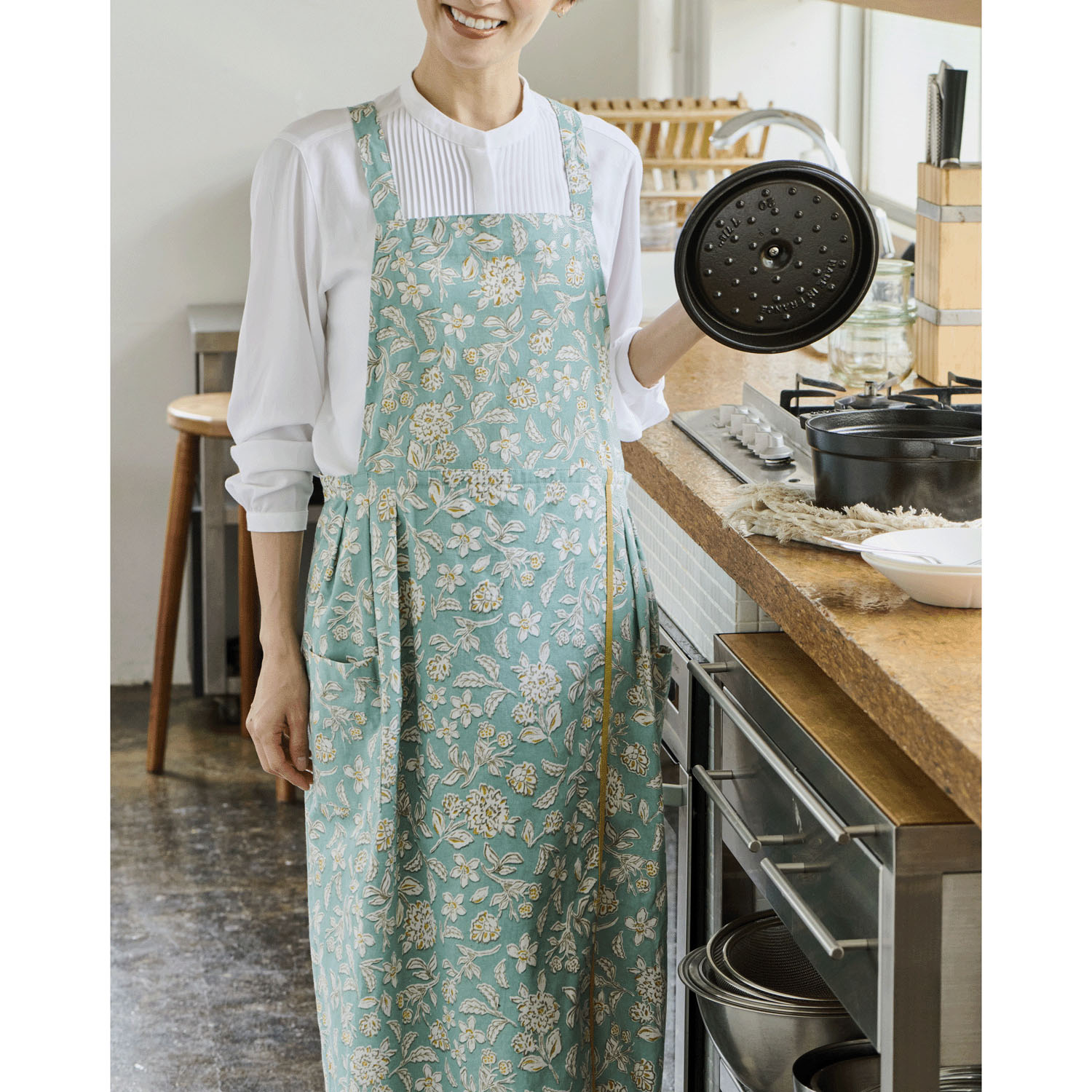 エプロン フローラル - 画像4